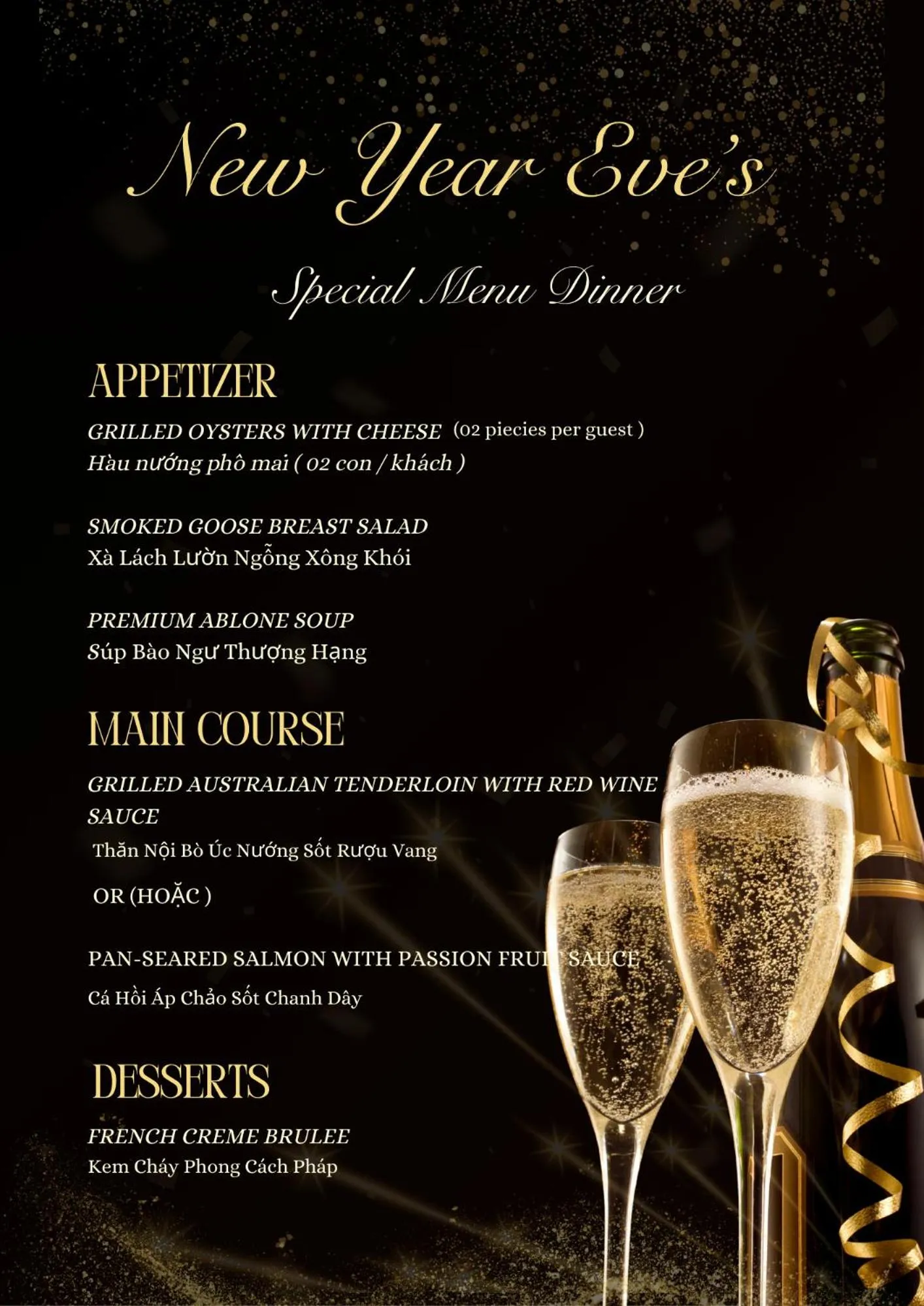 Food in Adora Mira Riverside