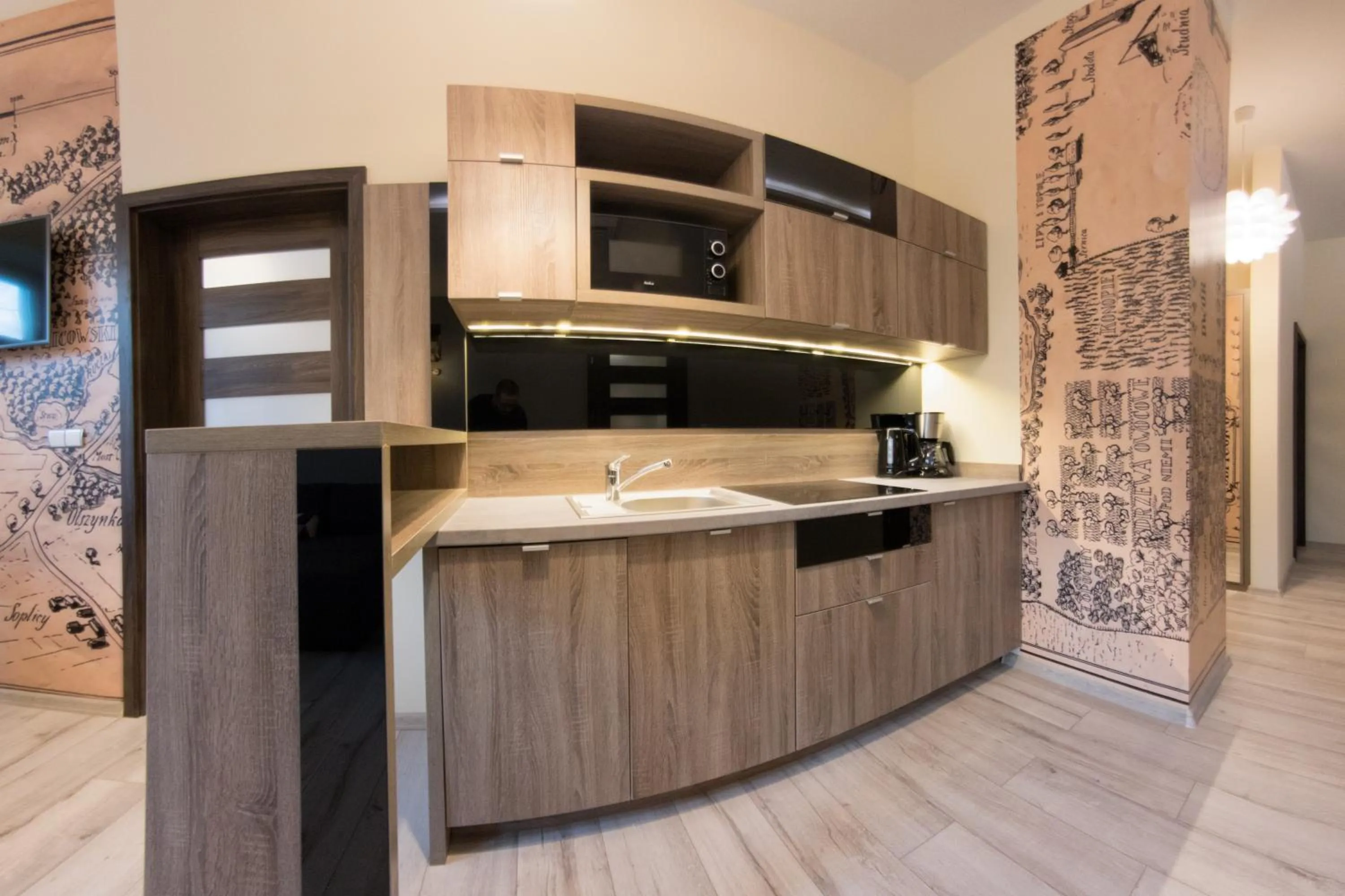 Kitchen or kitchenette in Yourplace Central Apartments