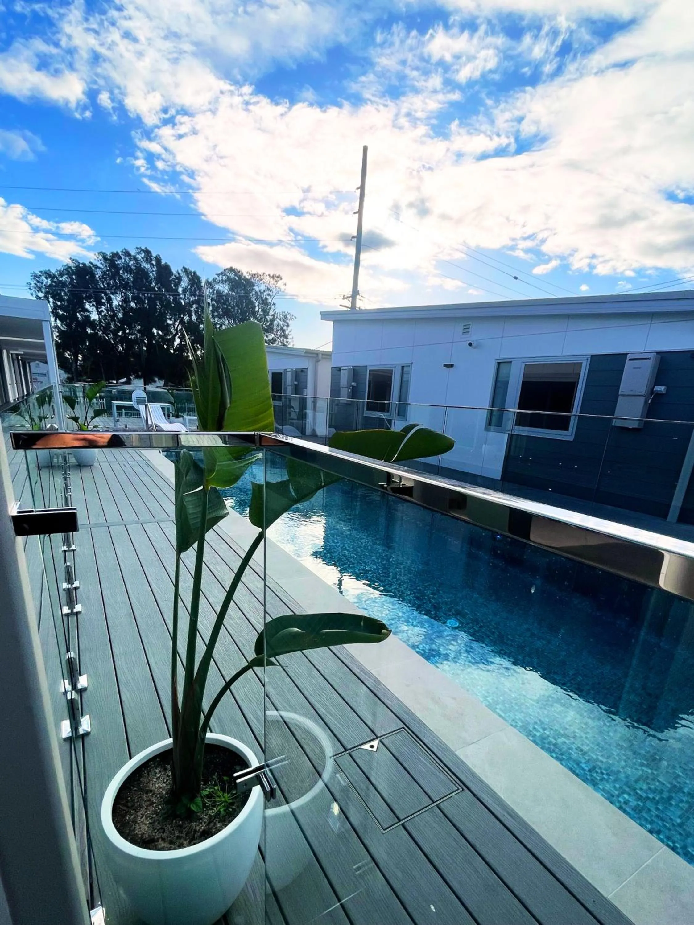 Swimming pool in Resort on Cedar