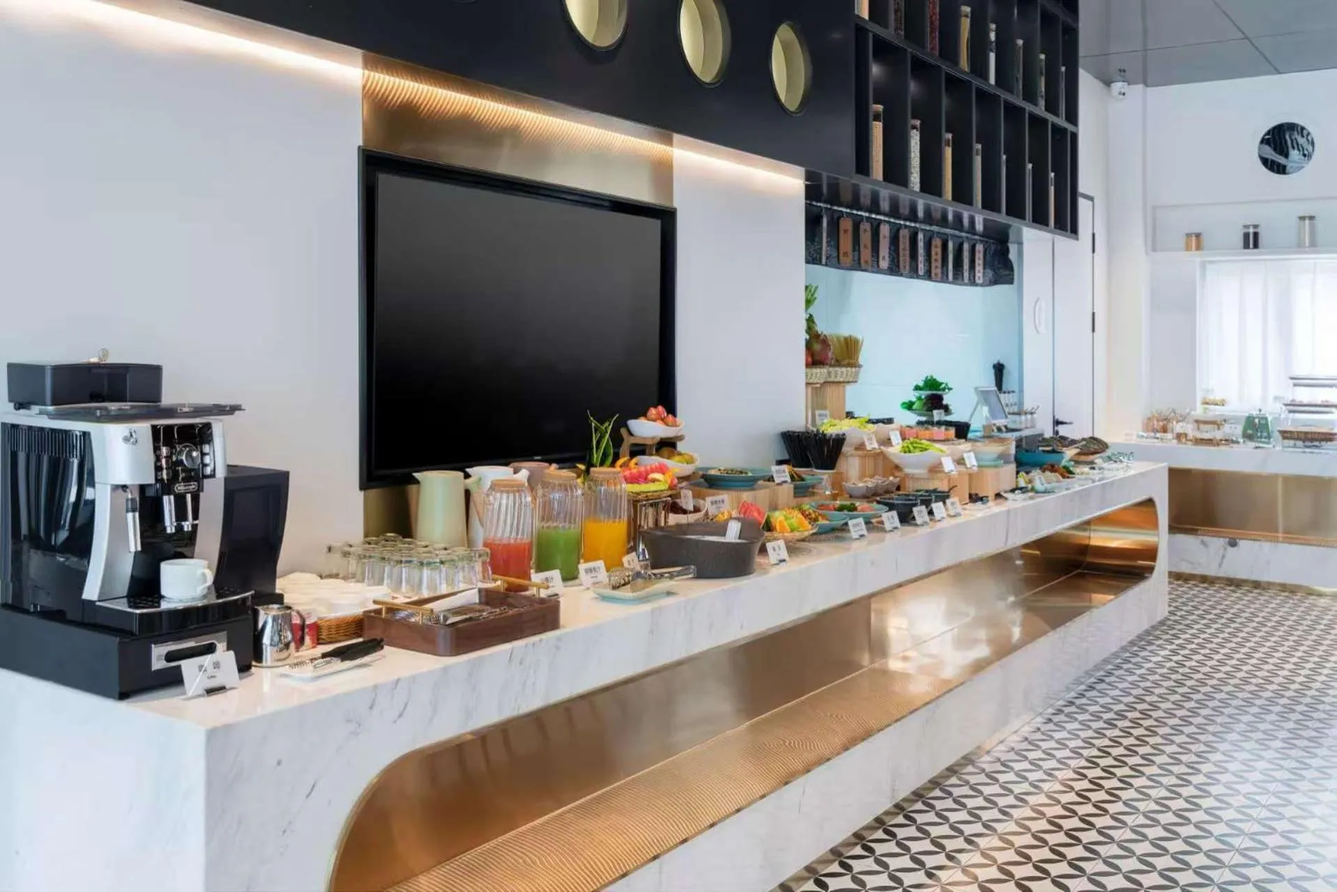 Breakfast in Atour Light Hotel Dalian Xinghai Square Hang Lung Shopping Center