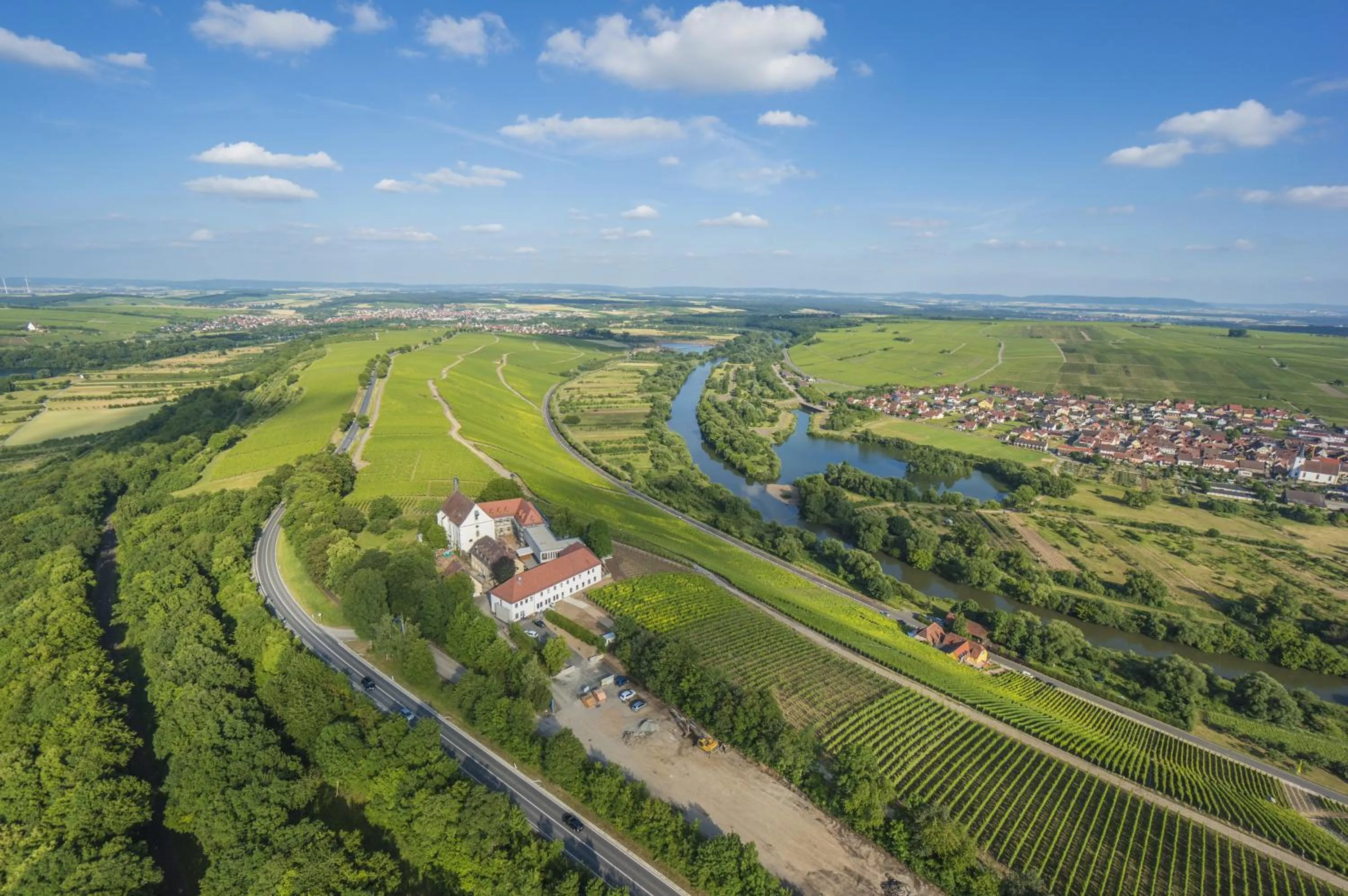 Bird's eye view in Vogelsburg