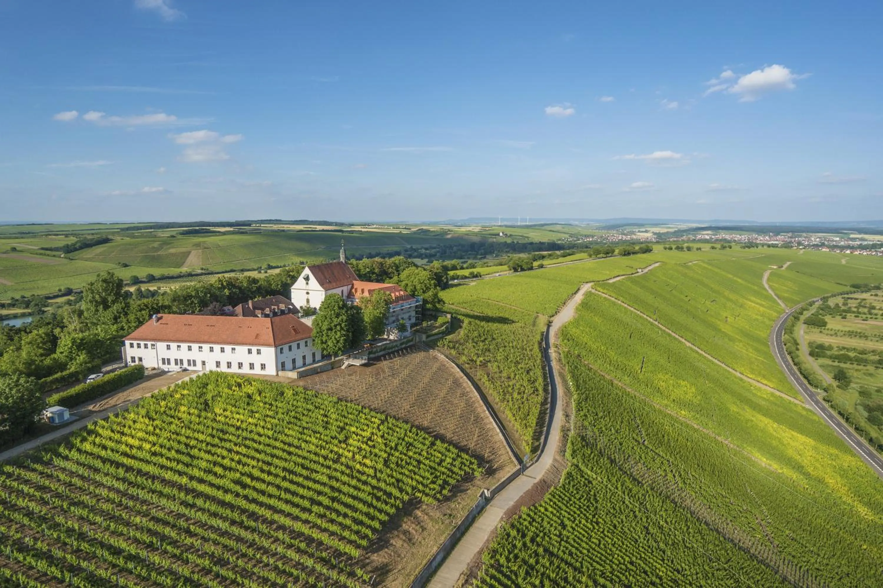 Bird's eye view in Vogelsburg