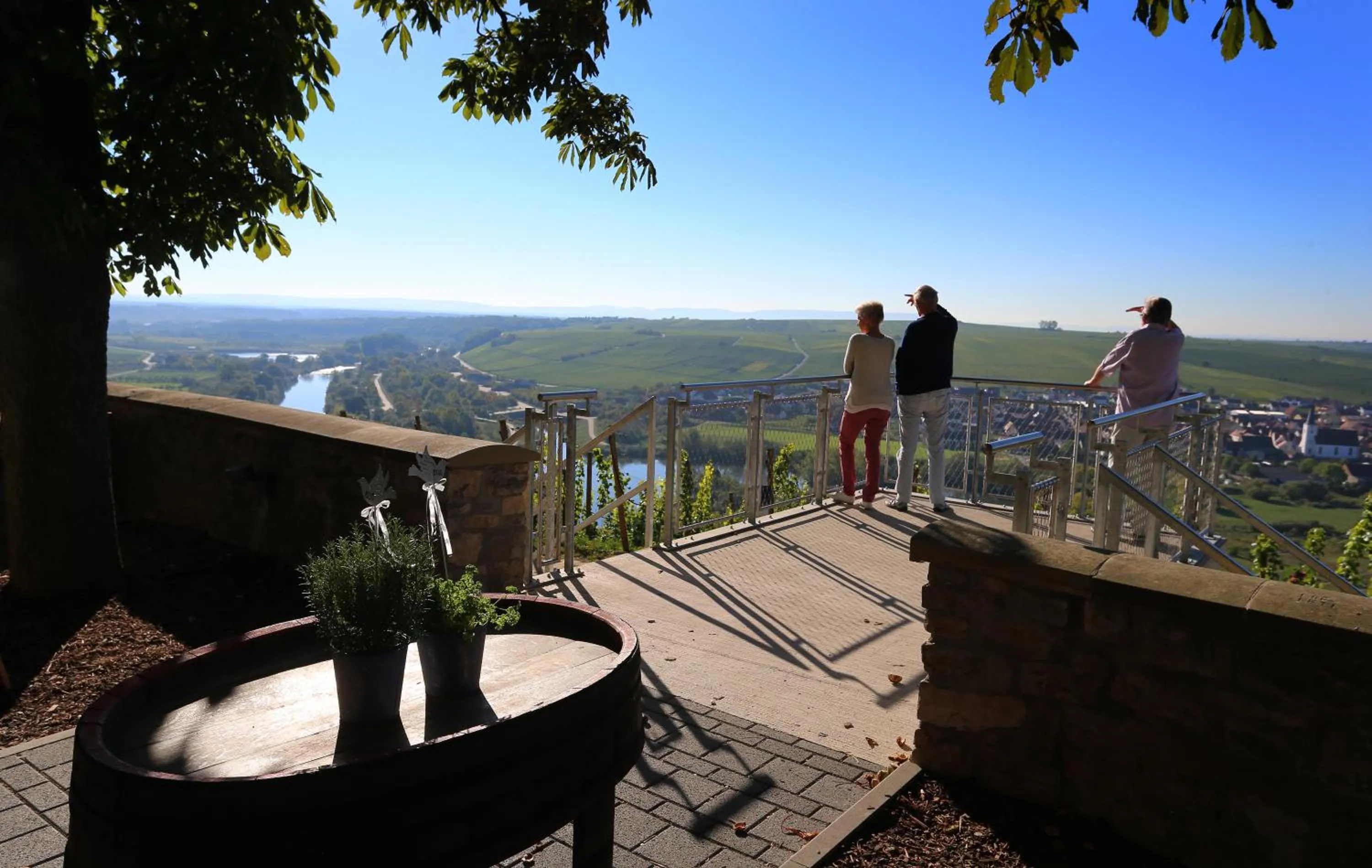 River view in Vogelsburg