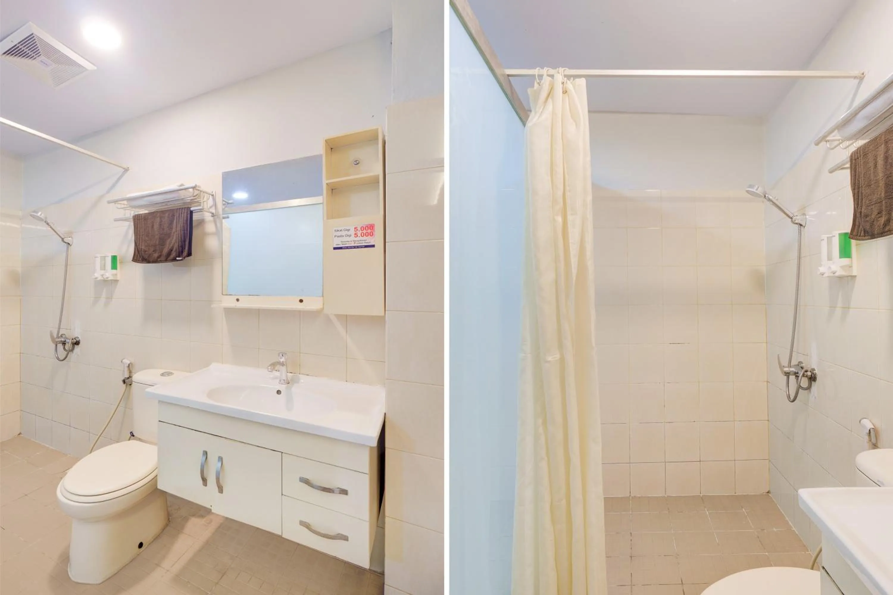 Bathroom in Hotel O Tanjung Duren Near Mall Citraland Formerly Suba Hotel