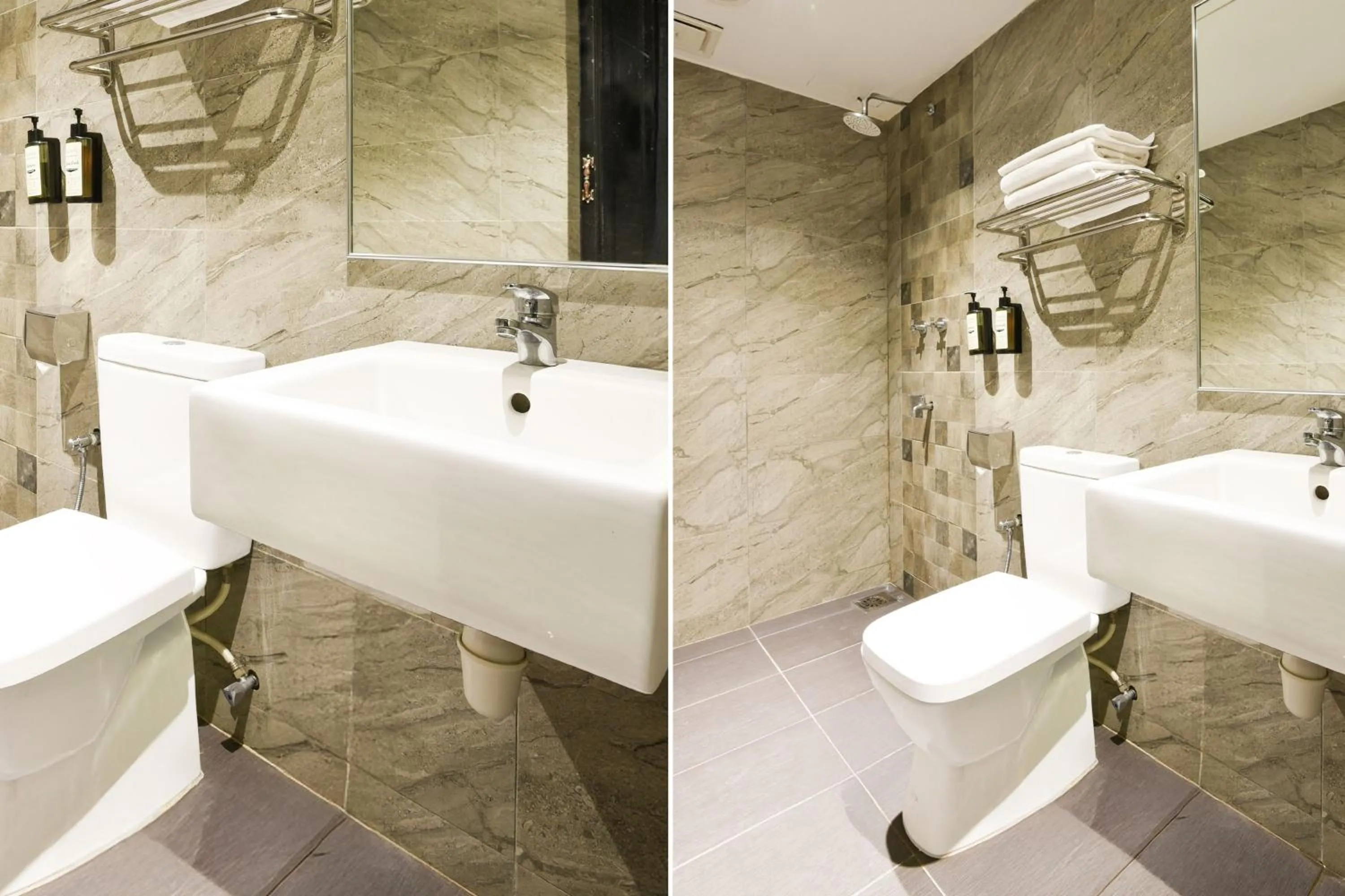 Bathroom in Palette KL Sentral near Pudu LRT formerly RPC Blissful Homes