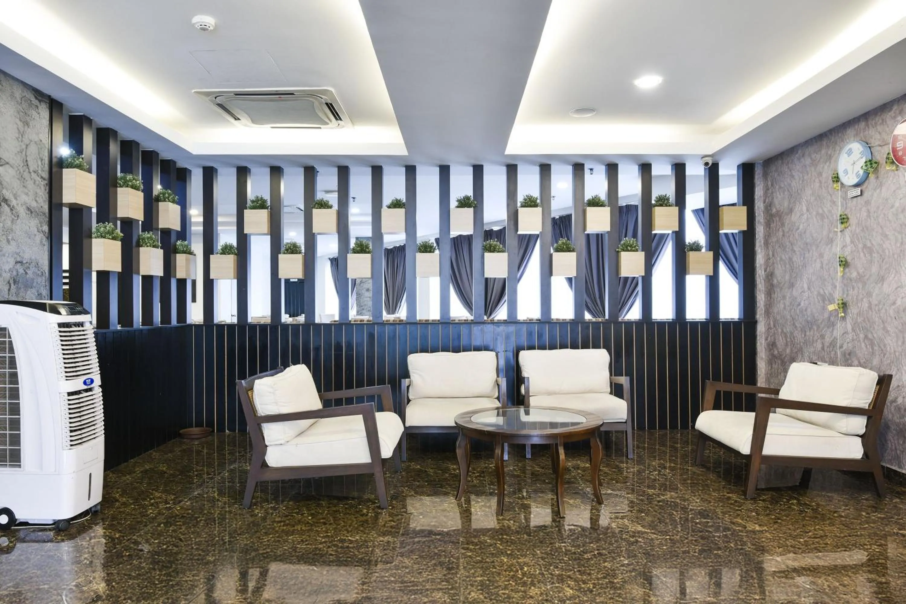 Seating area in Palette KL Sentral near Pudu LRT formerly RPC Blissful Homes