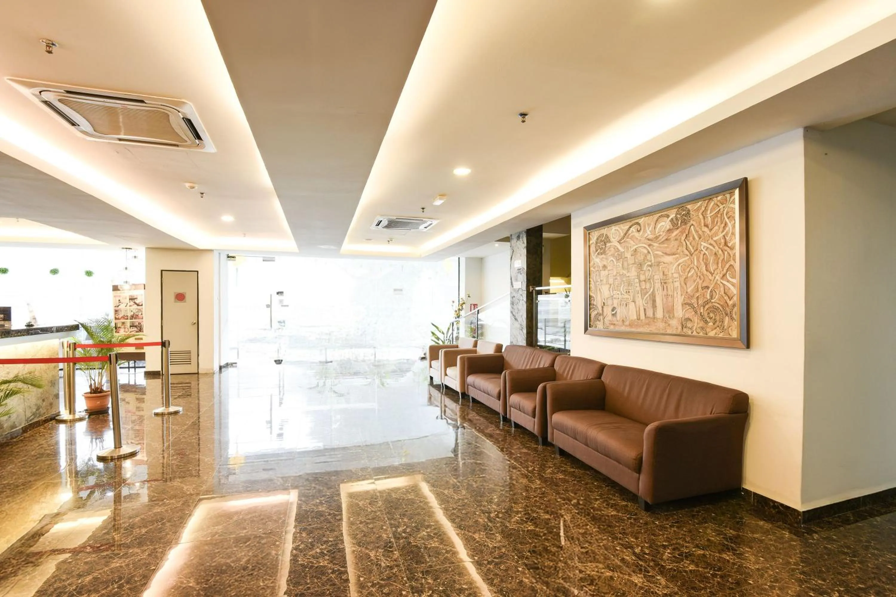 Seating area in Palette KL Sentral near Pudu LRT formerly RPC Blissful Homes