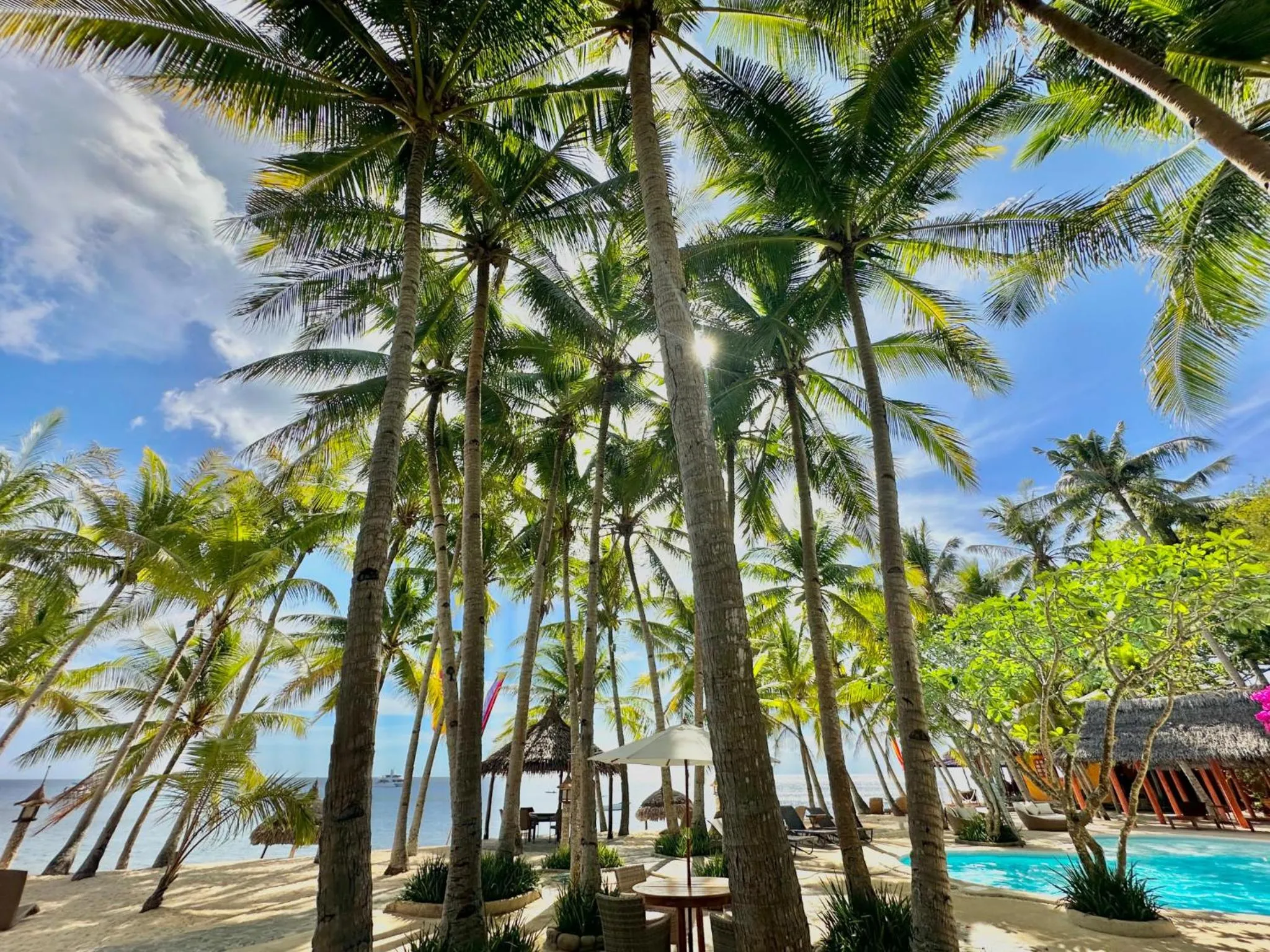 Swimming pool in Coco Sunset Beach Resort