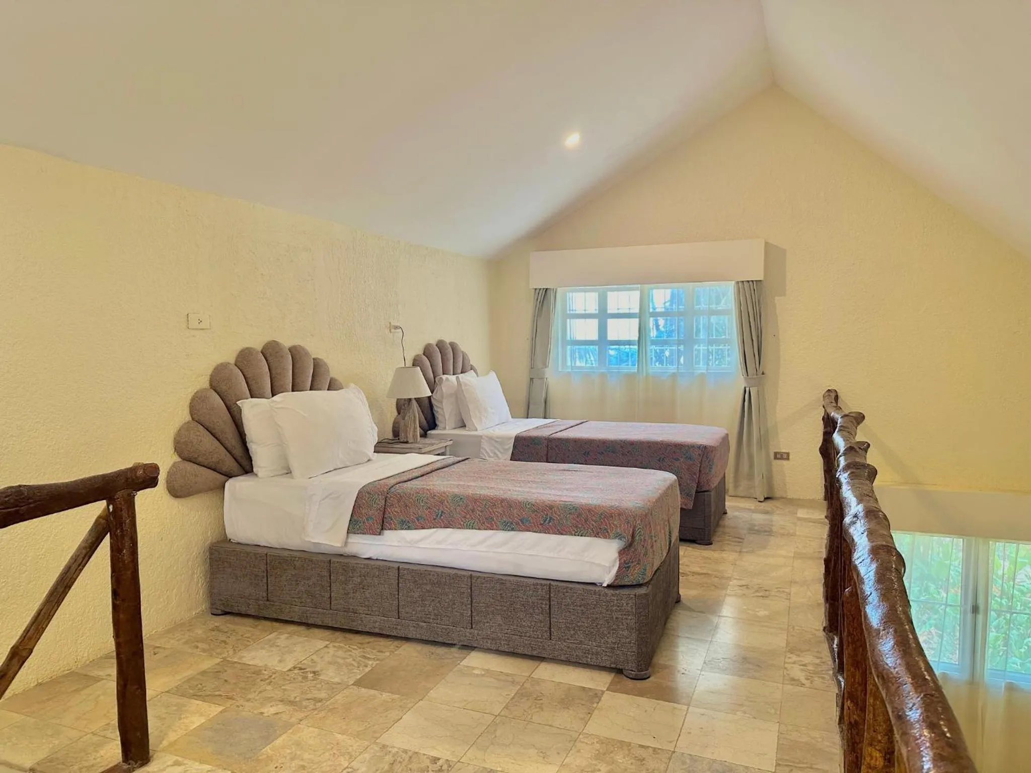 Bed in Coco Sunset Beach Resort