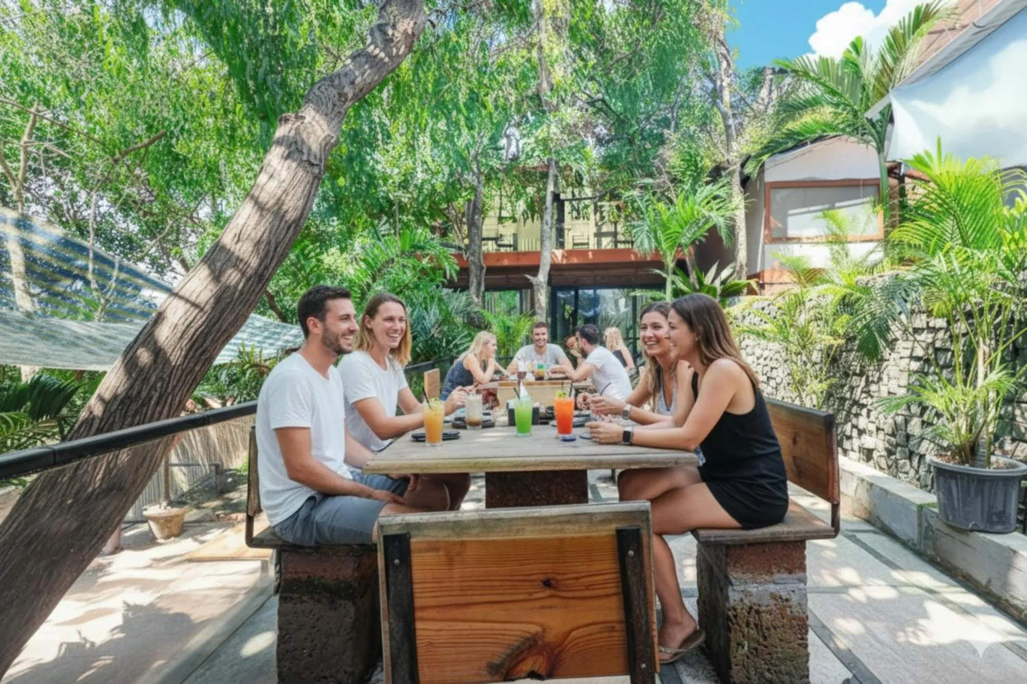 Restaurant/places to eat in FabHotel Hillora Coastal Resort