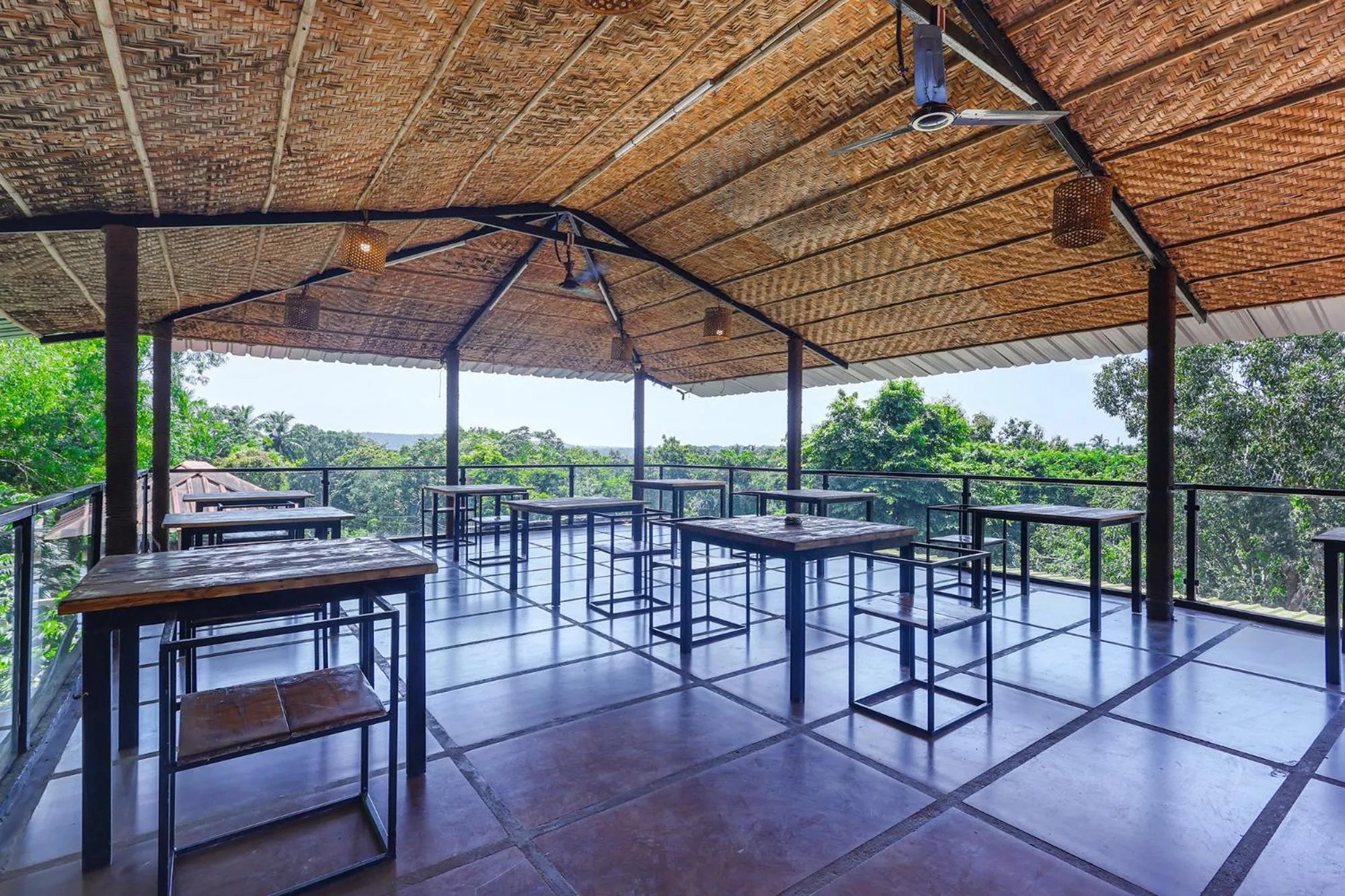 Dining area in FabHotel Hillora Coastal Resort