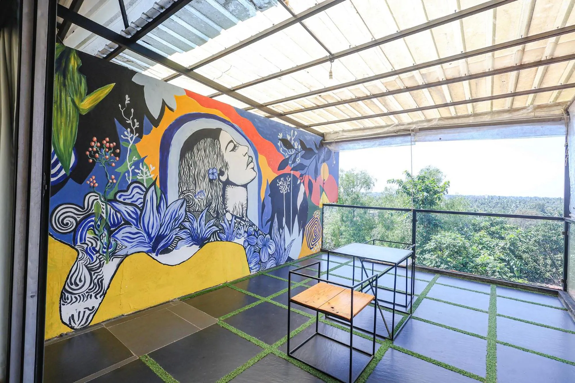 Balcony/Terrace in FabHotel Hillora Coastal Resort