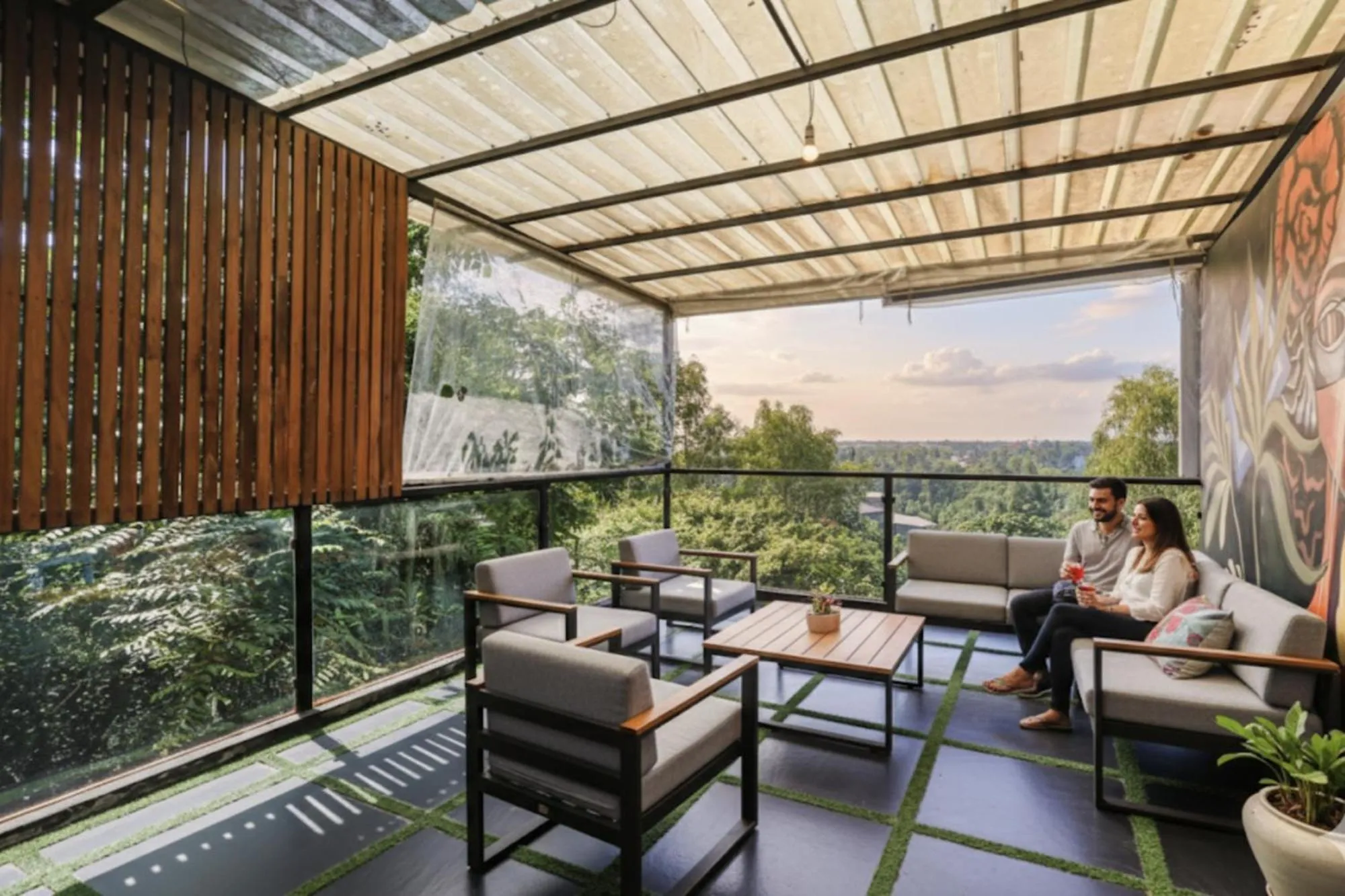 Balcony/Terrace in FabHotel Hillora Coastal Resort
