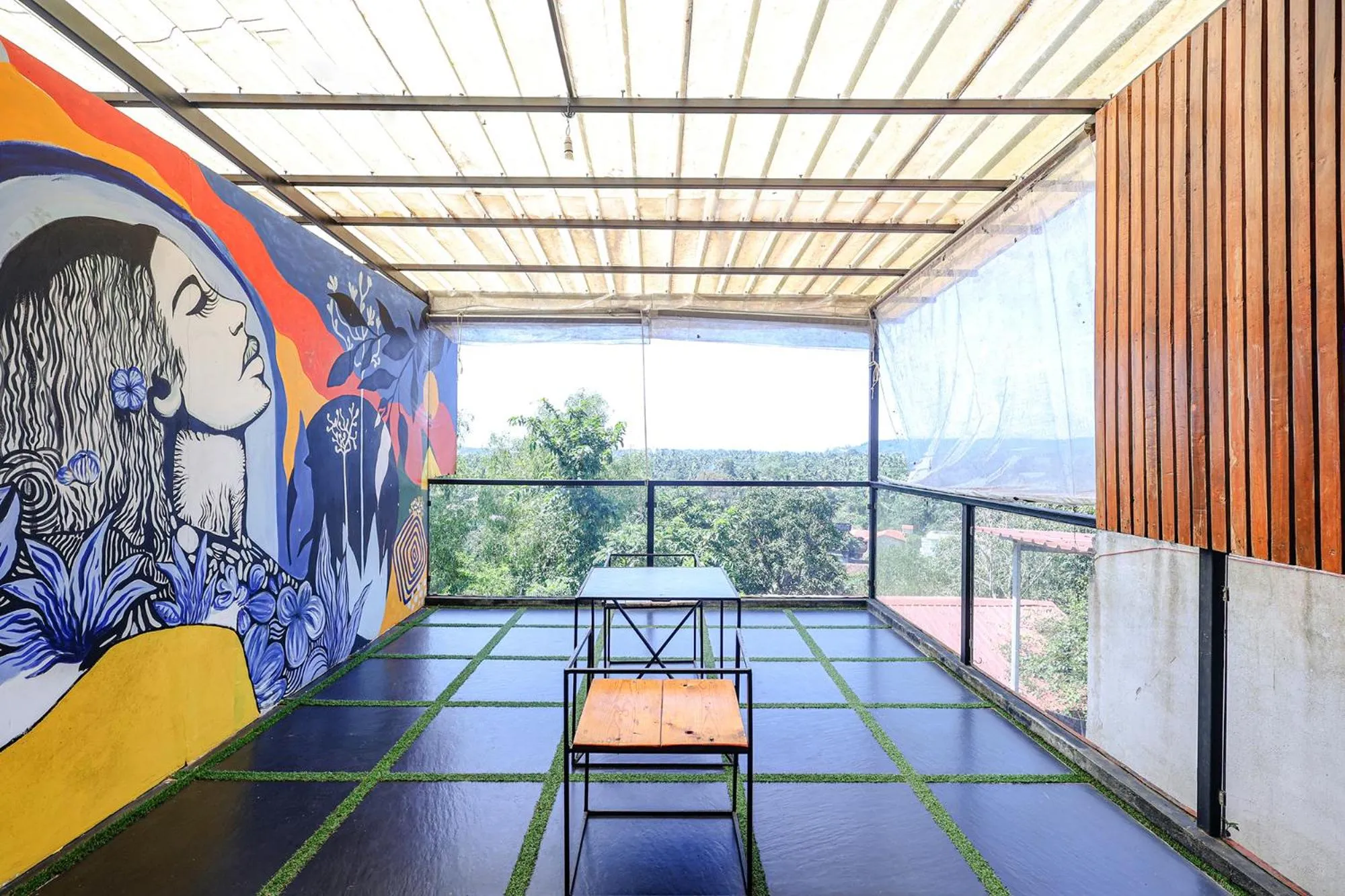 Balcony/Terrace in FabHotel Hillora Coastal Resort