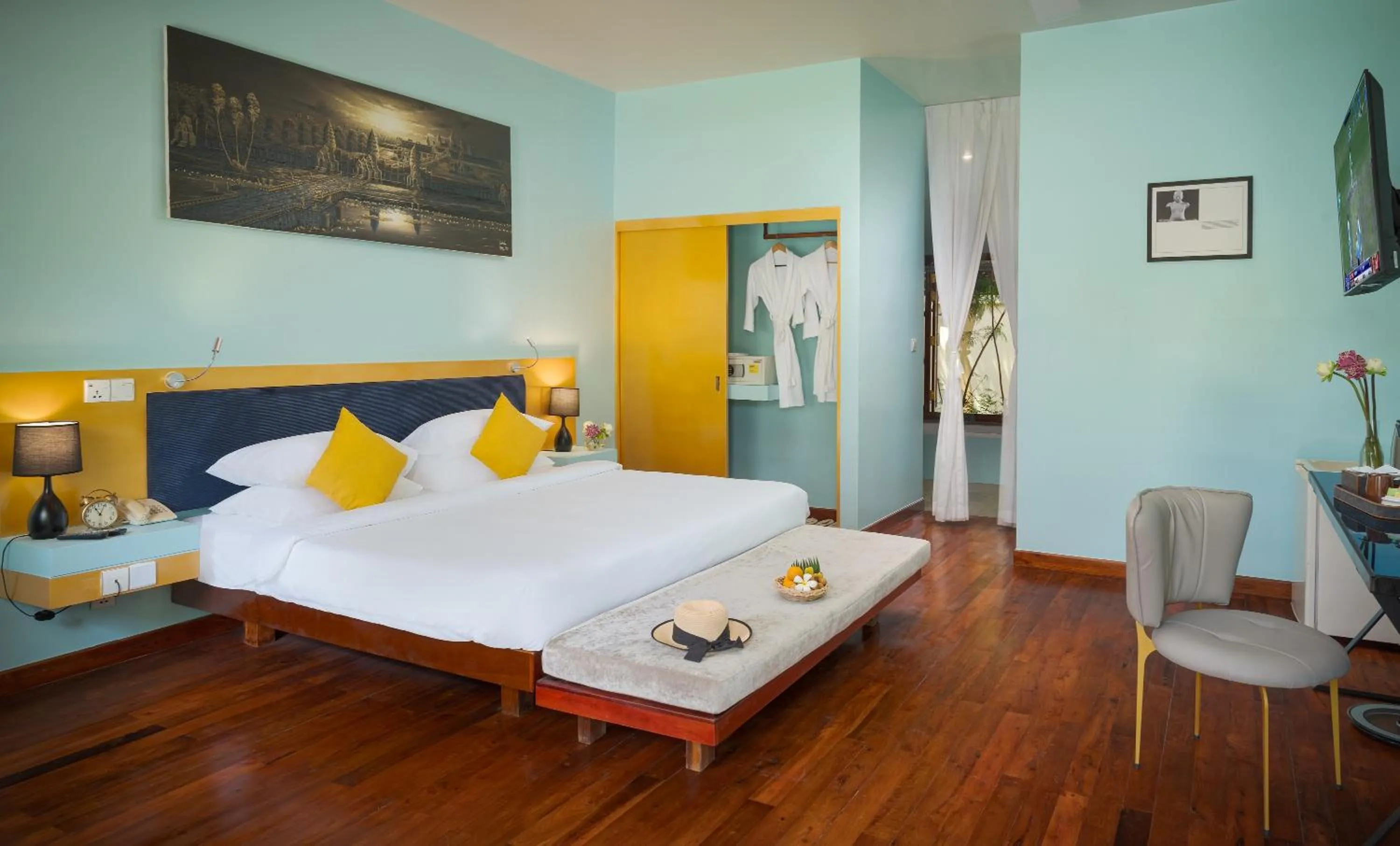 Bed in Sala Siem Reap Resort