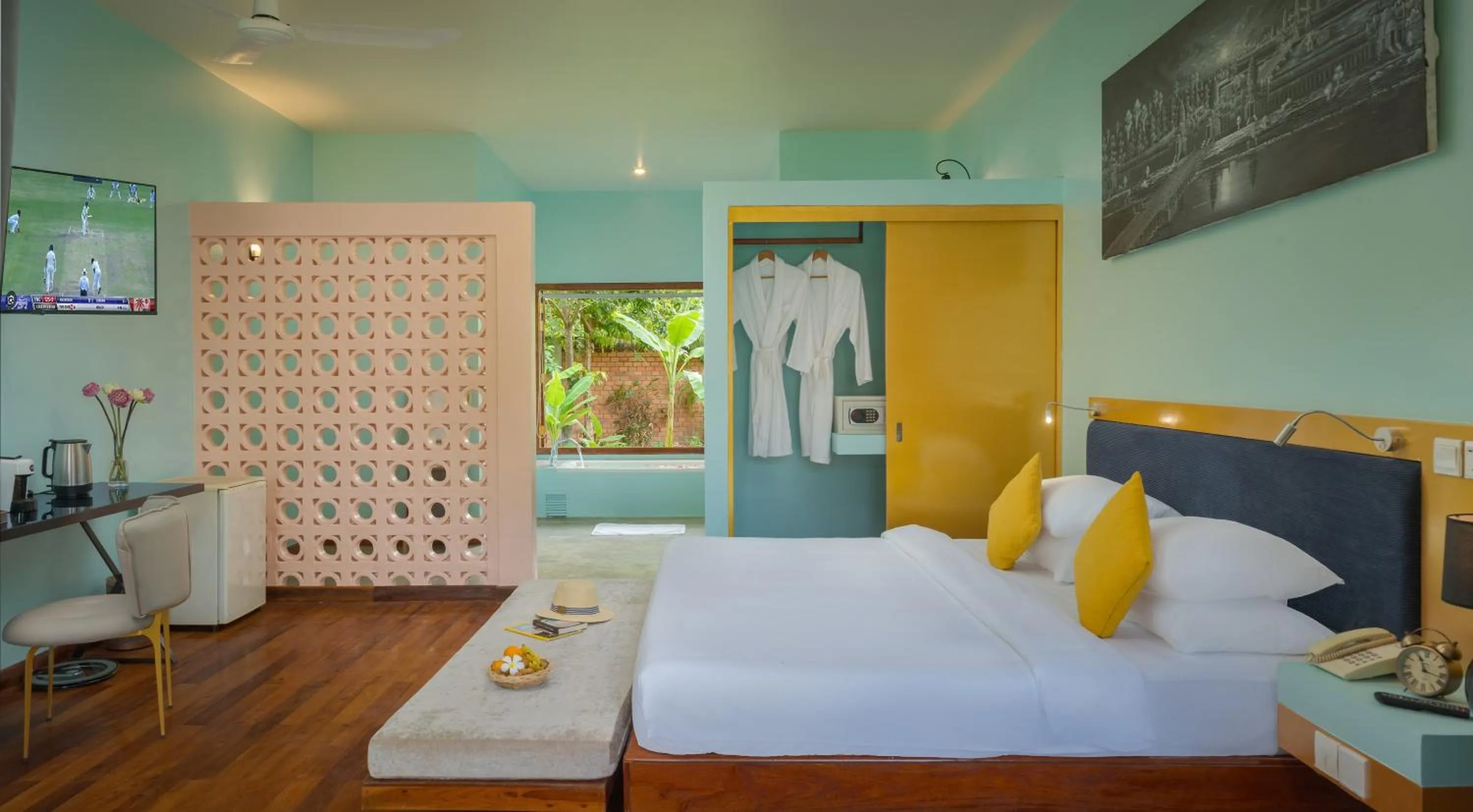 Bed in Sala Siem Reap Resort