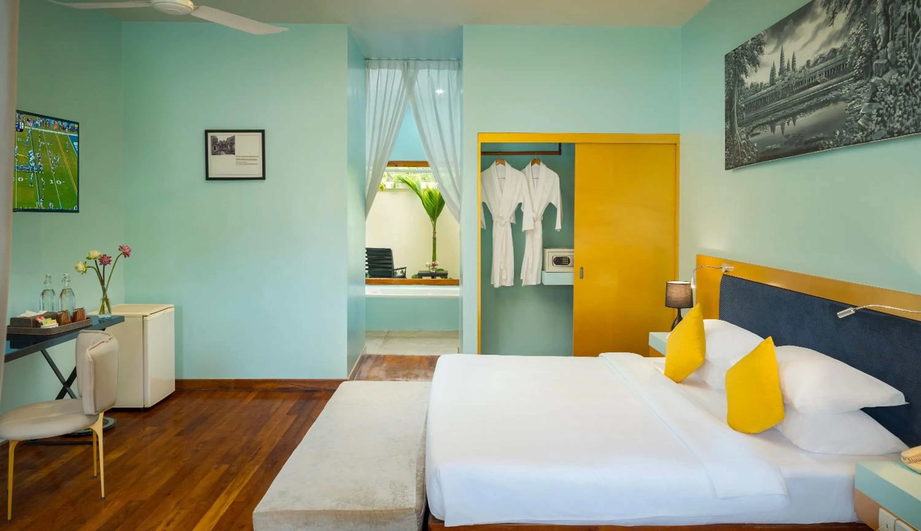 Bed in Sala Siem Reap Resort