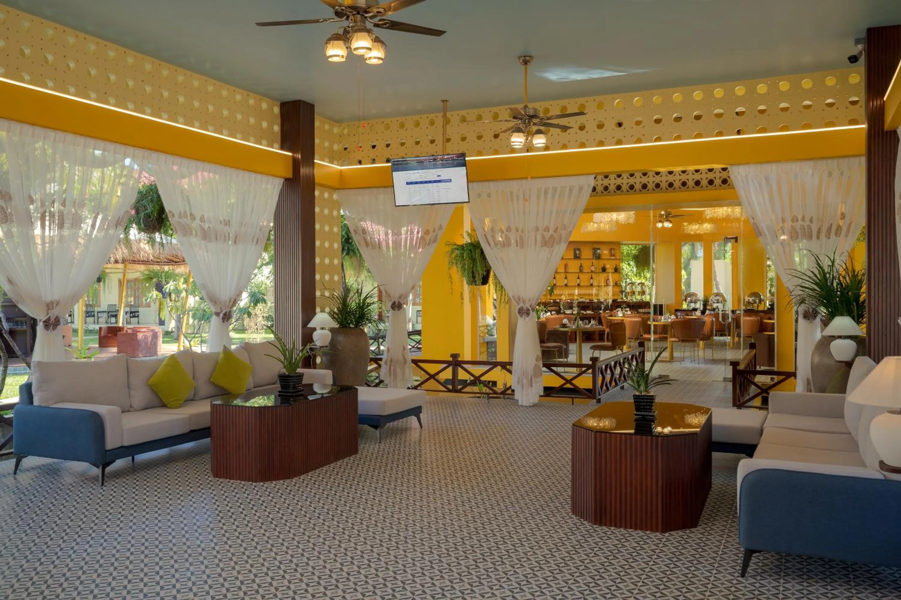 Communal lounge/ TV room in Sala Siem Reap Resort