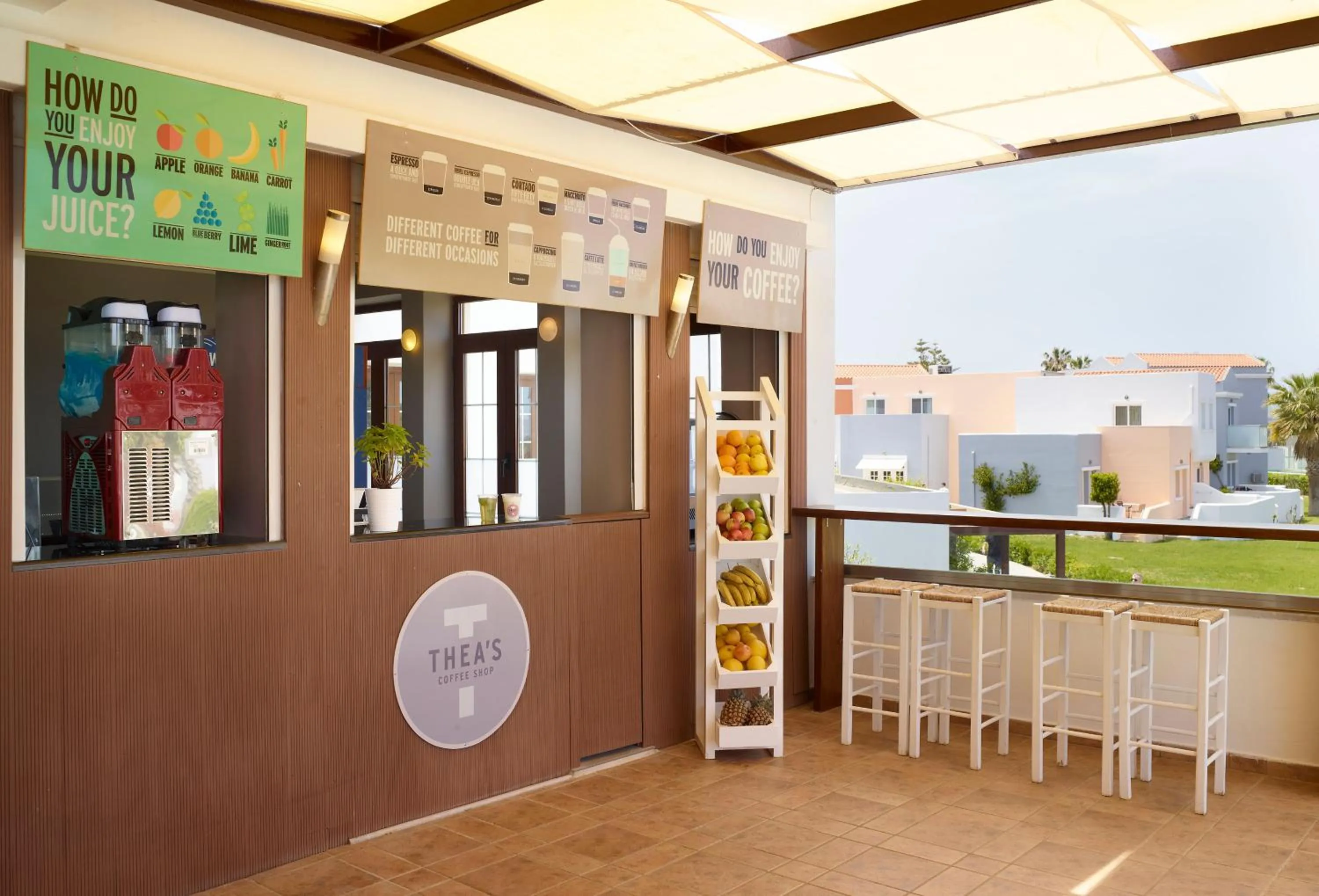 Lounge or bar in Atlantica Marmari Beach