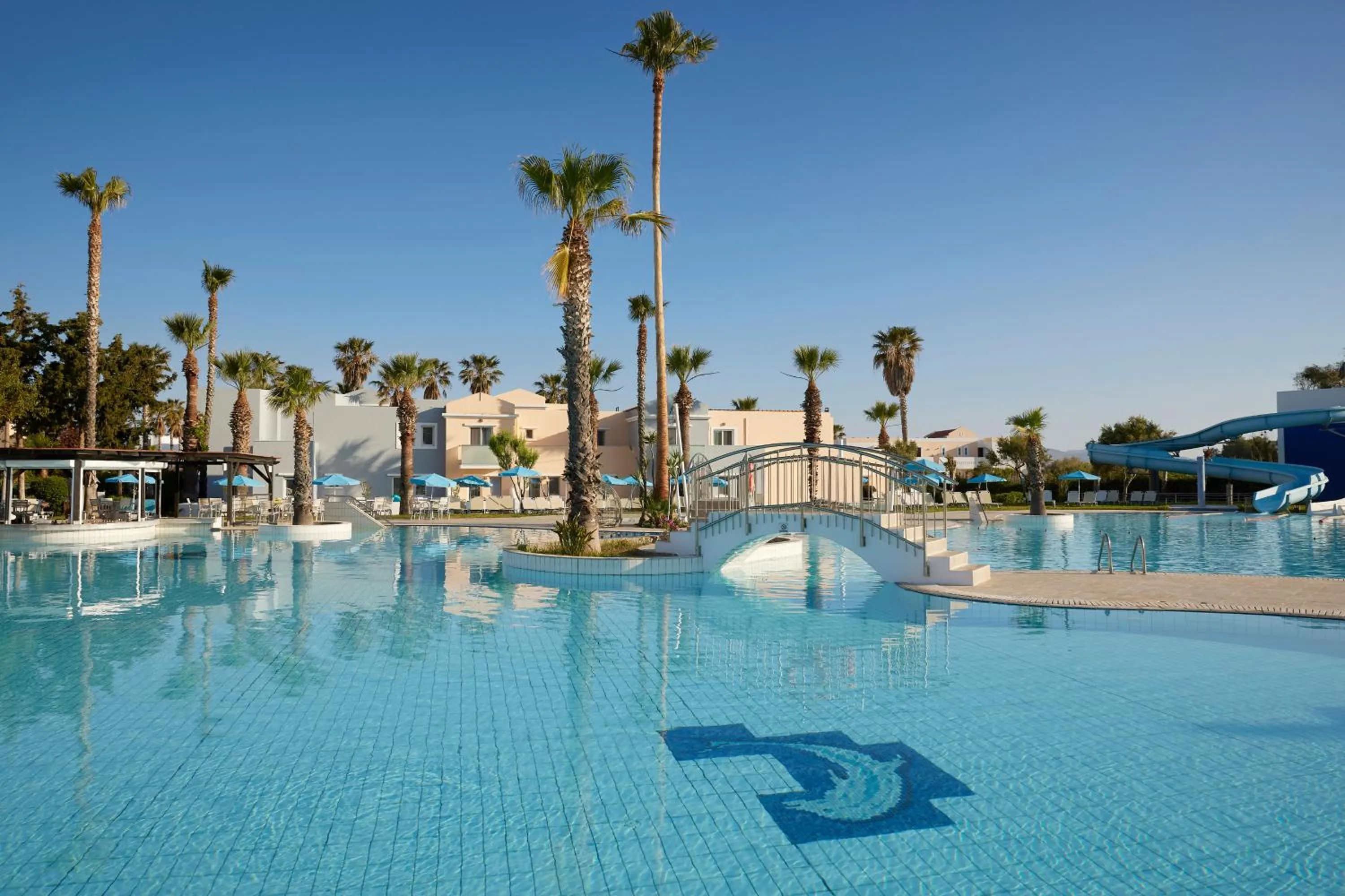 Swimming pool in Atlantica Marmari Beach