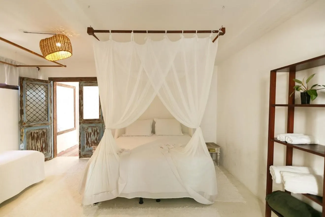 Bed in Pousada Sol da Manha QUADRADO