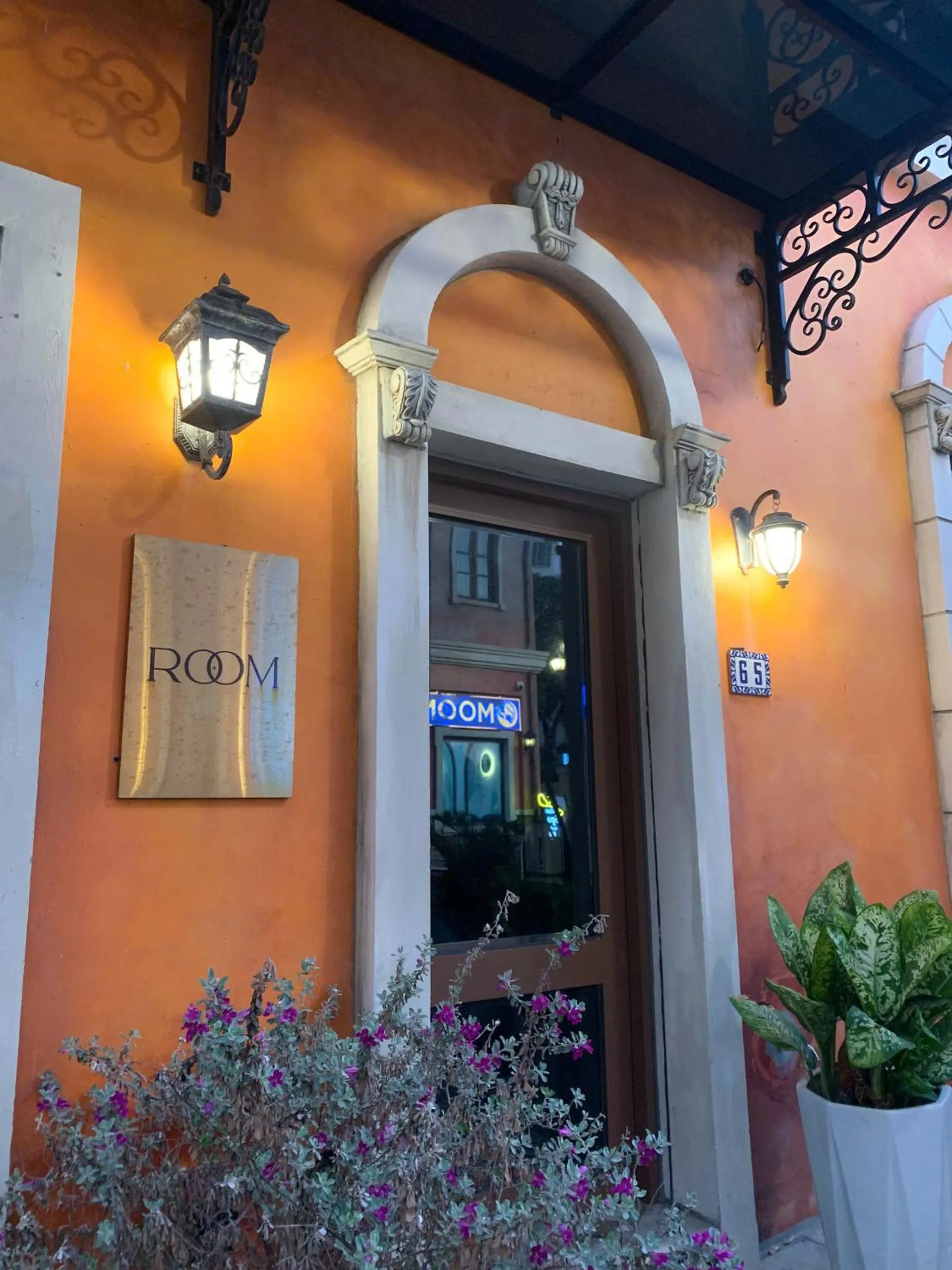 Facade/entrance in The Room Hotel - Starbucks