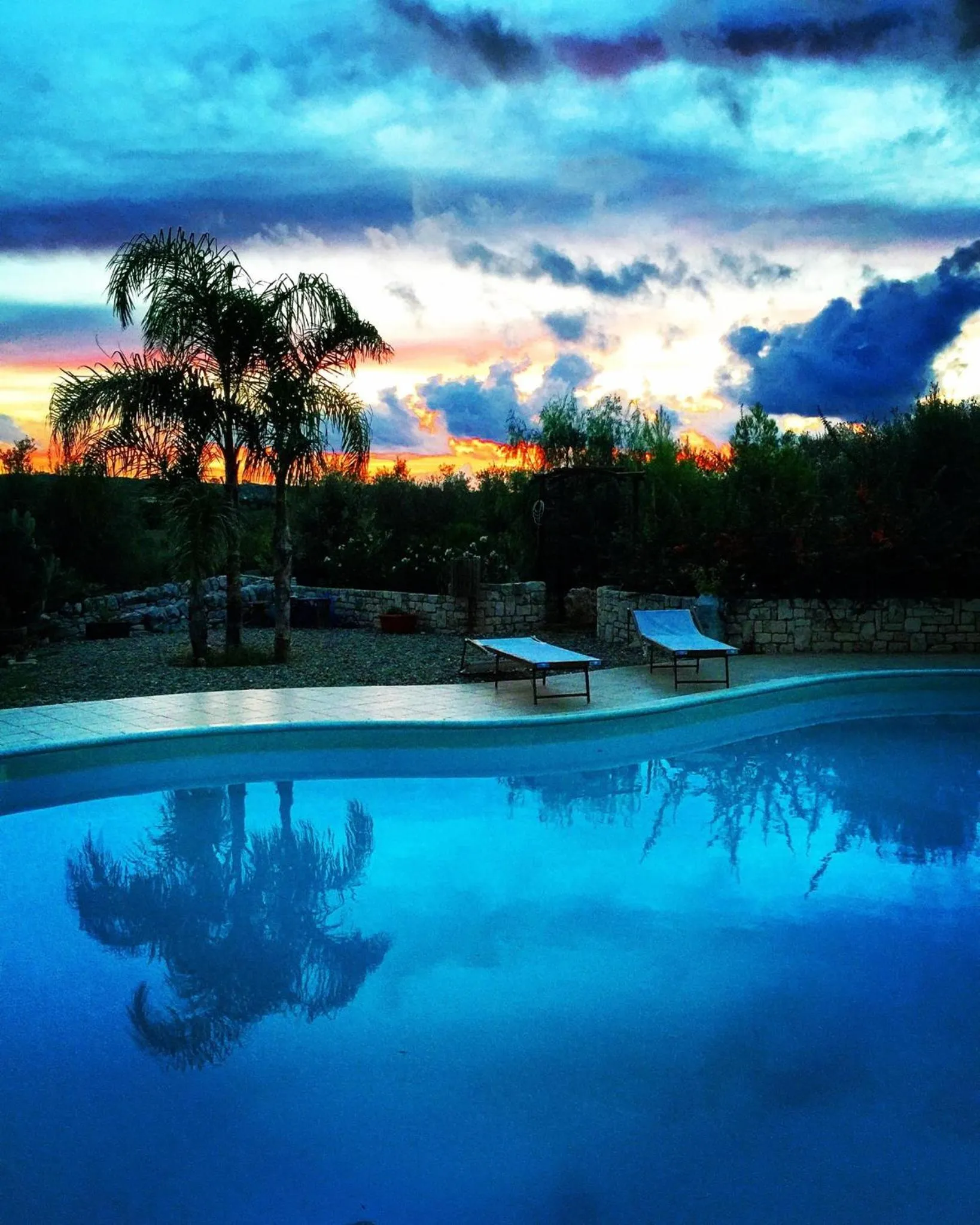 Pool view in Villa Giulia B&B