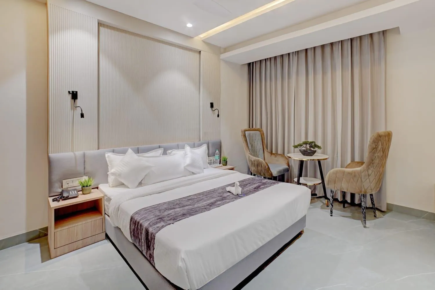 Photo of the whole room in Madhuram Business Hotel