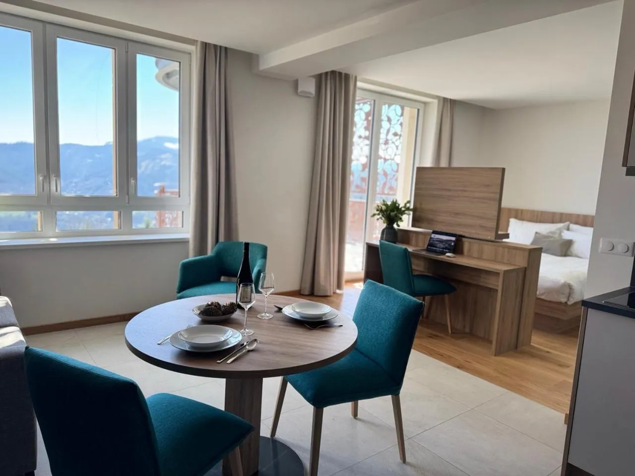 Kitchen or kitchenette in Domaine de Haslach, The Originals Collection, Résidence de Tourisme