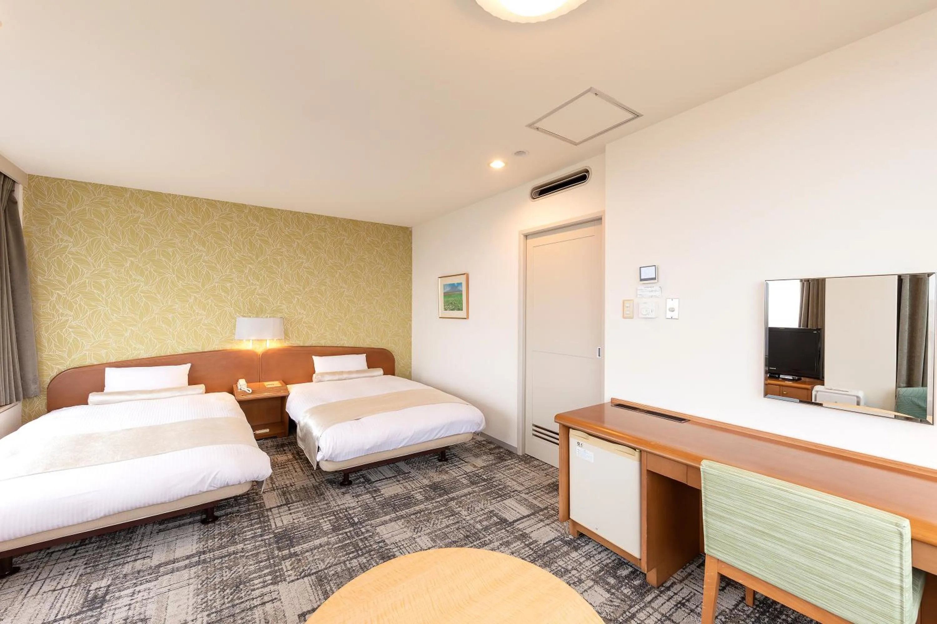 Photo of the whole room, Bed in Kitahiroshima Classe Hotel