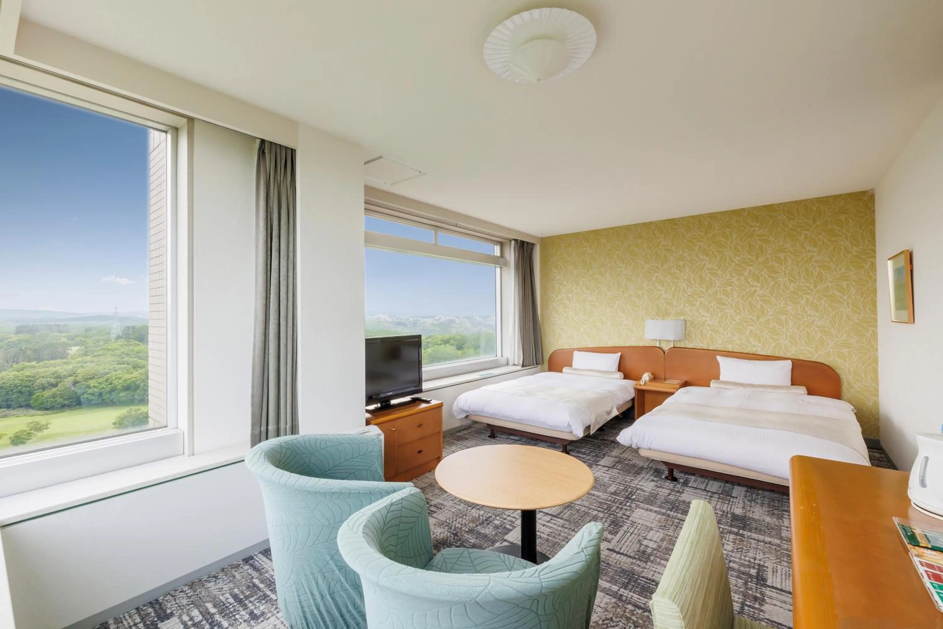 Photo of the whole room, Bed in Kitahiroshima Classe Hotel