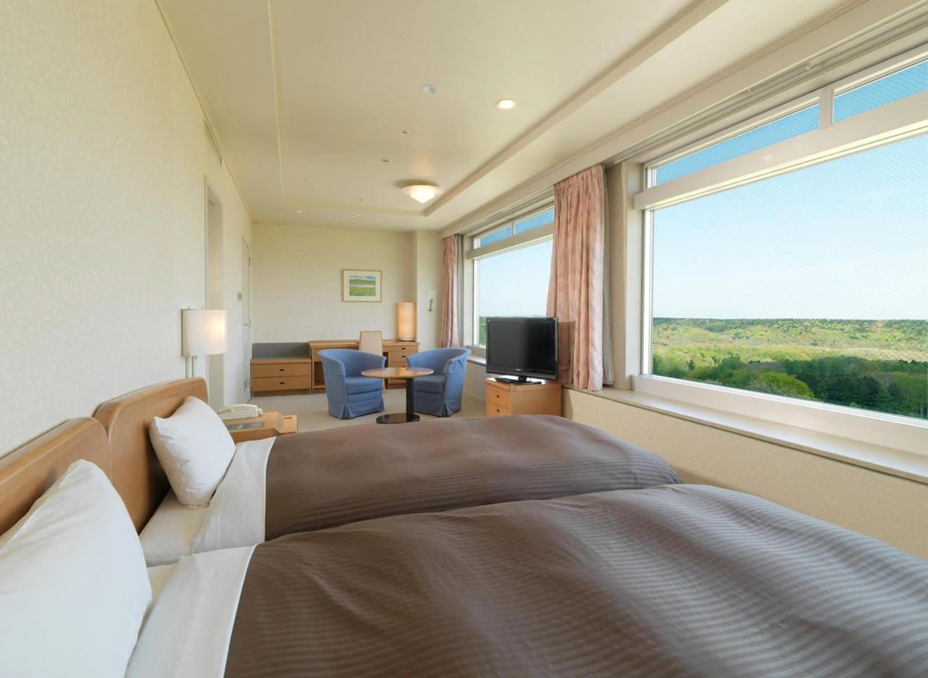Photo of the whole room, Bed in Kitahiroshima Classe Hotel