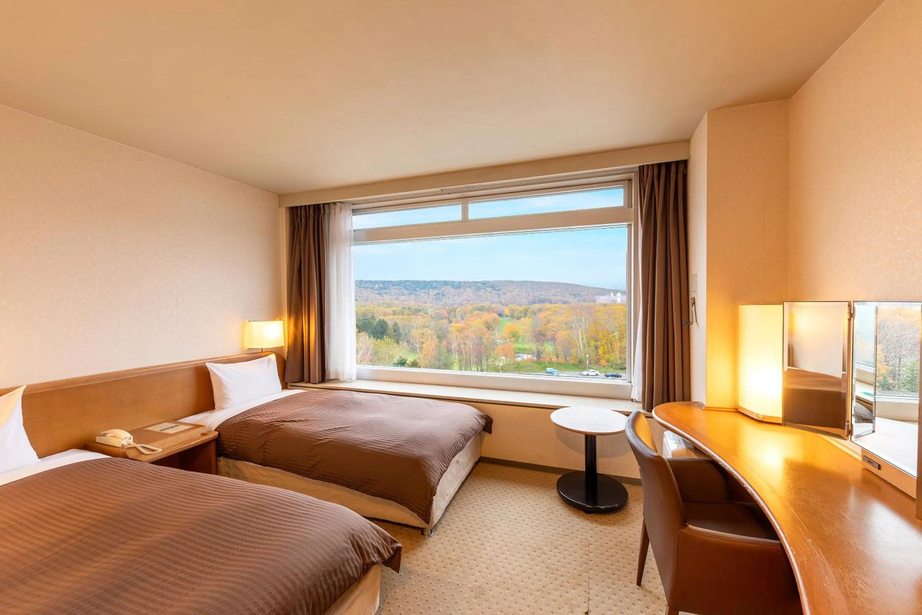 Photo of the whole room, Bed in Kitahiroshima Classe Hotel