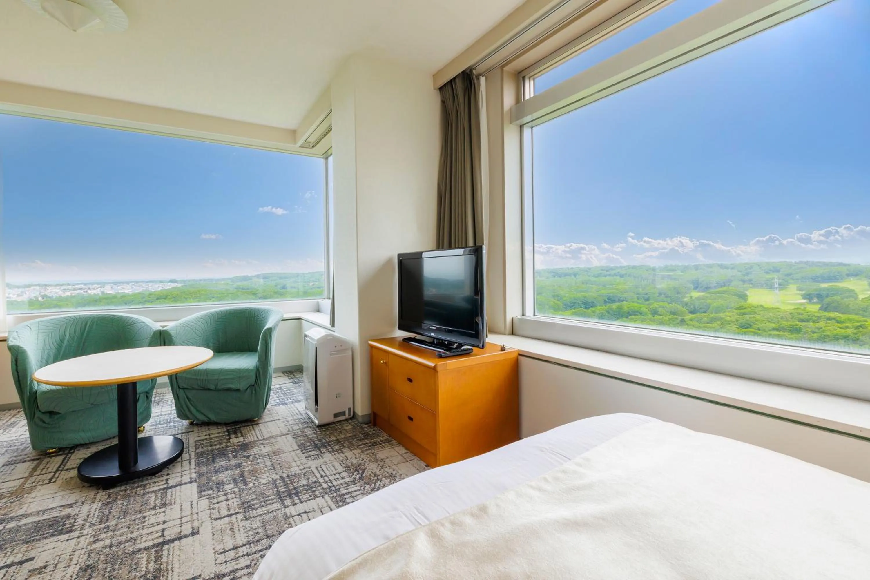 Natural landscape, Bed in Kitahiroshima Classe Hotel