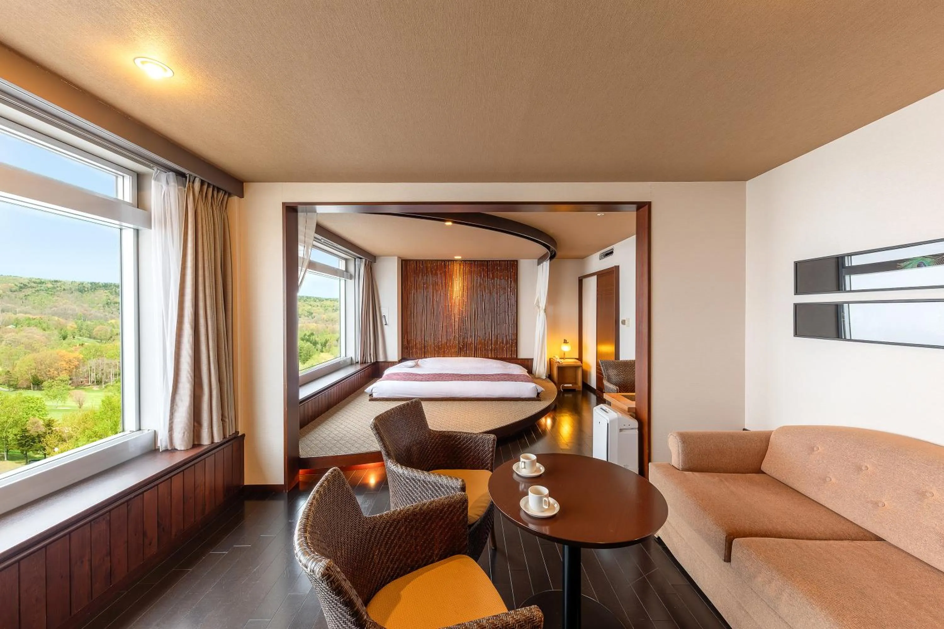 Photo of the whole room, Bed in Kitahiroshima Classe Hotel