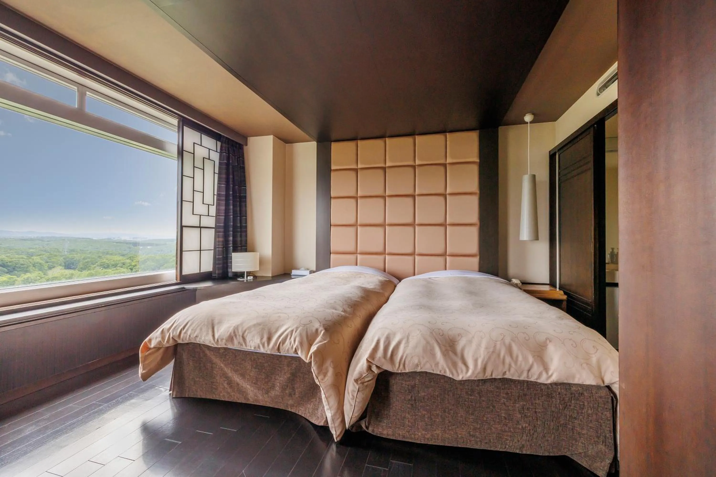 Bed in Kitahiroshima Classe Hotel