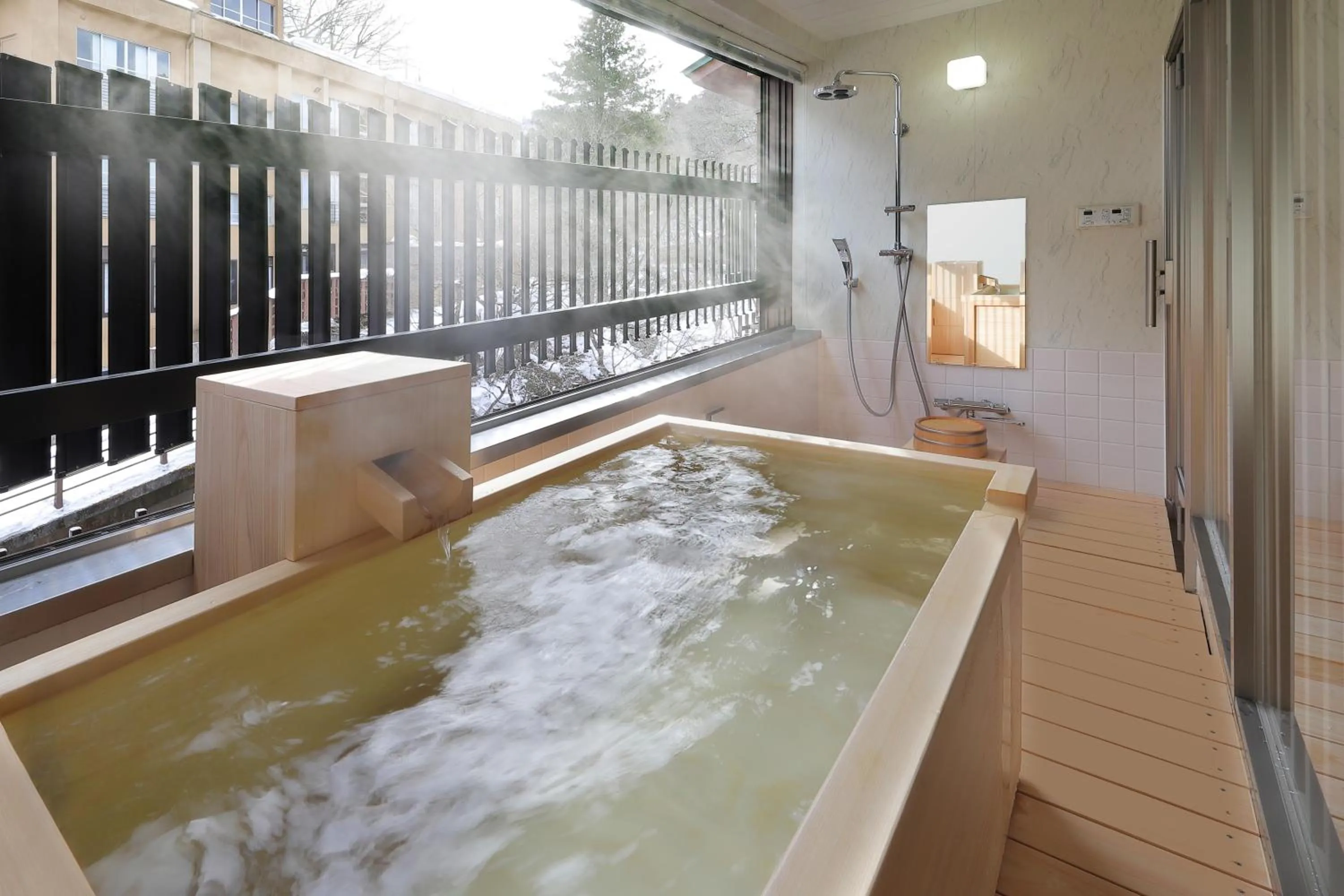 Hot Spring Bath in Yamayuri no Yado