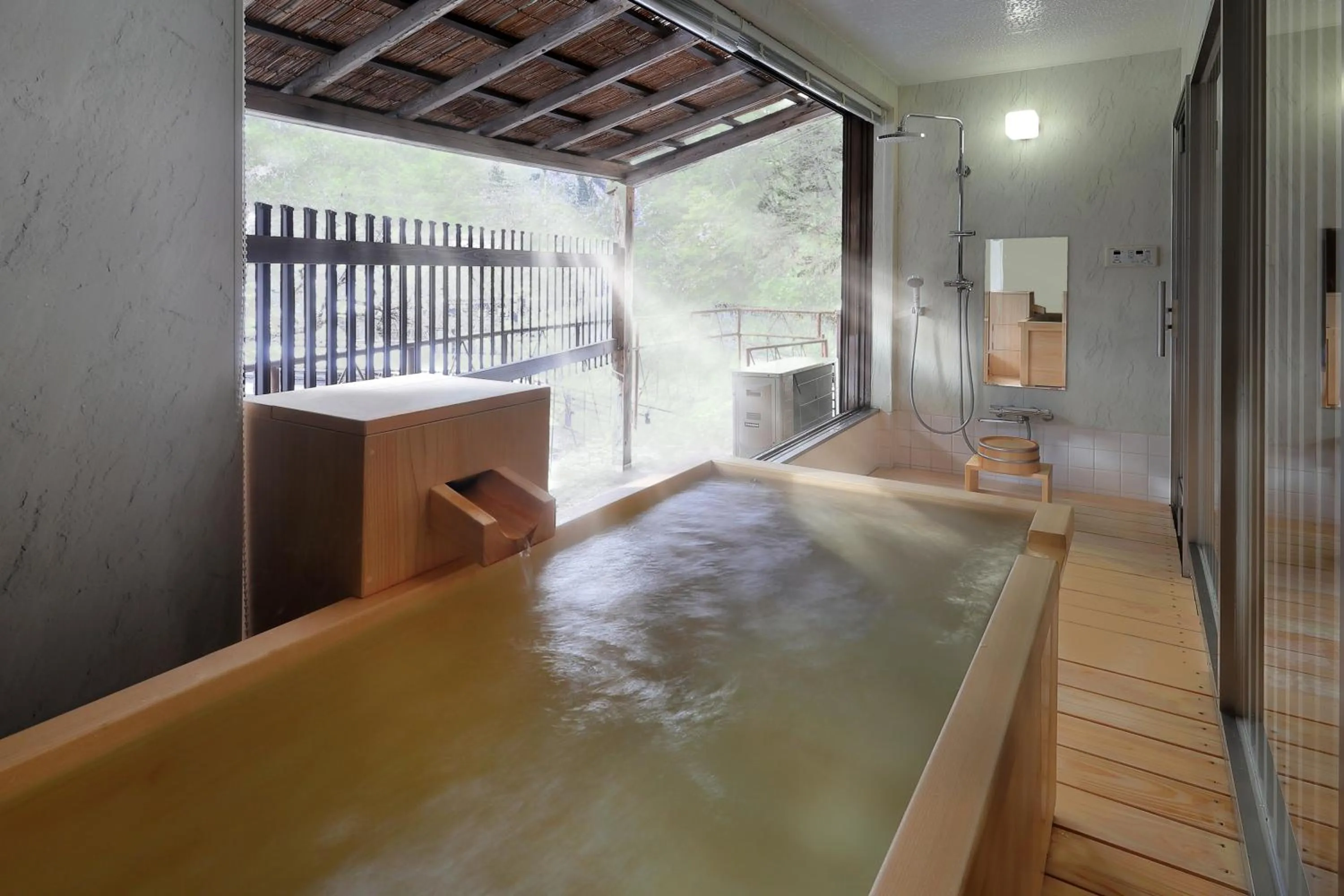 Hot Spring Bath in Yamayuri no Yado