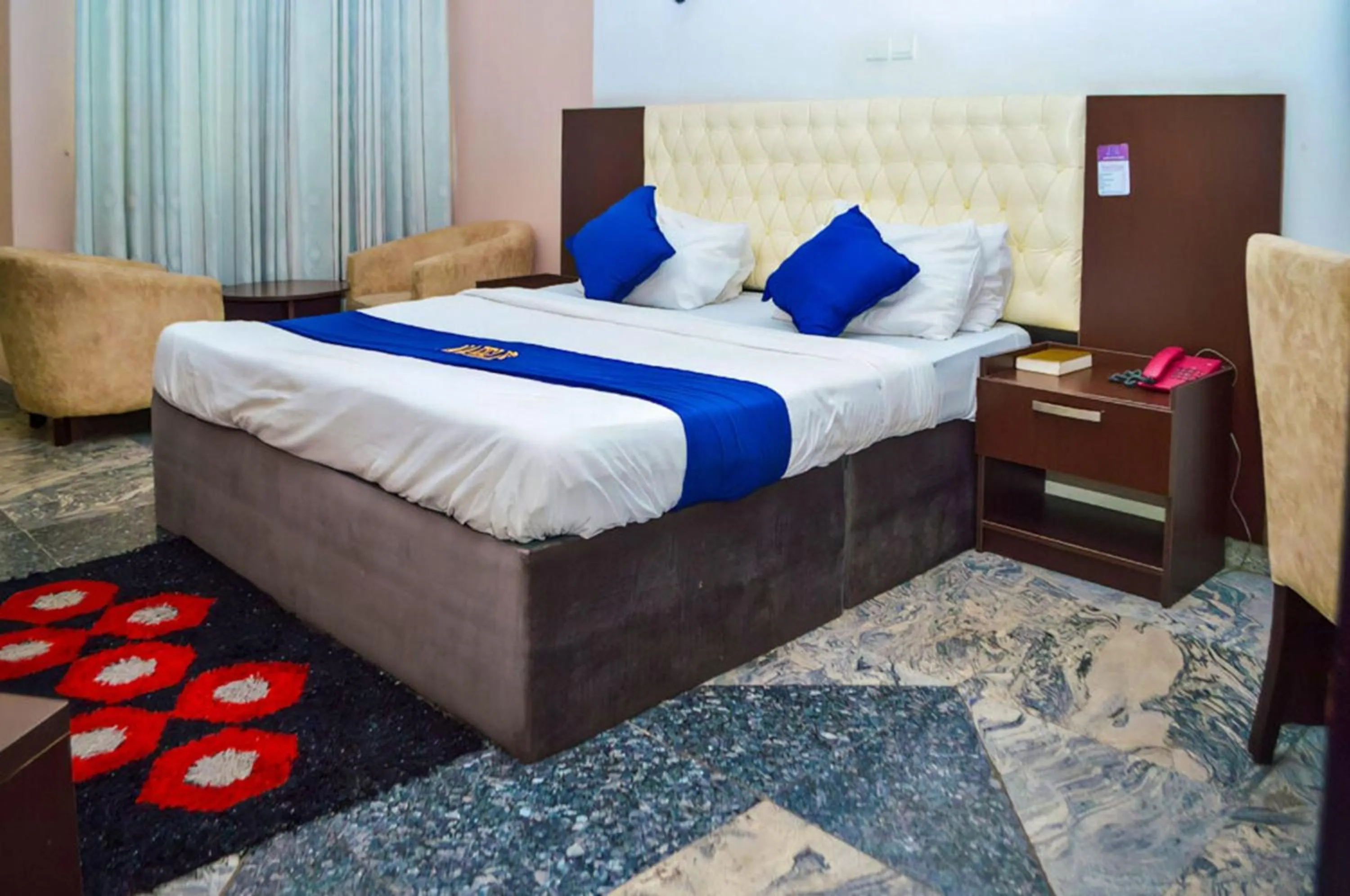 Bed in Nafelis Hotel Enugu