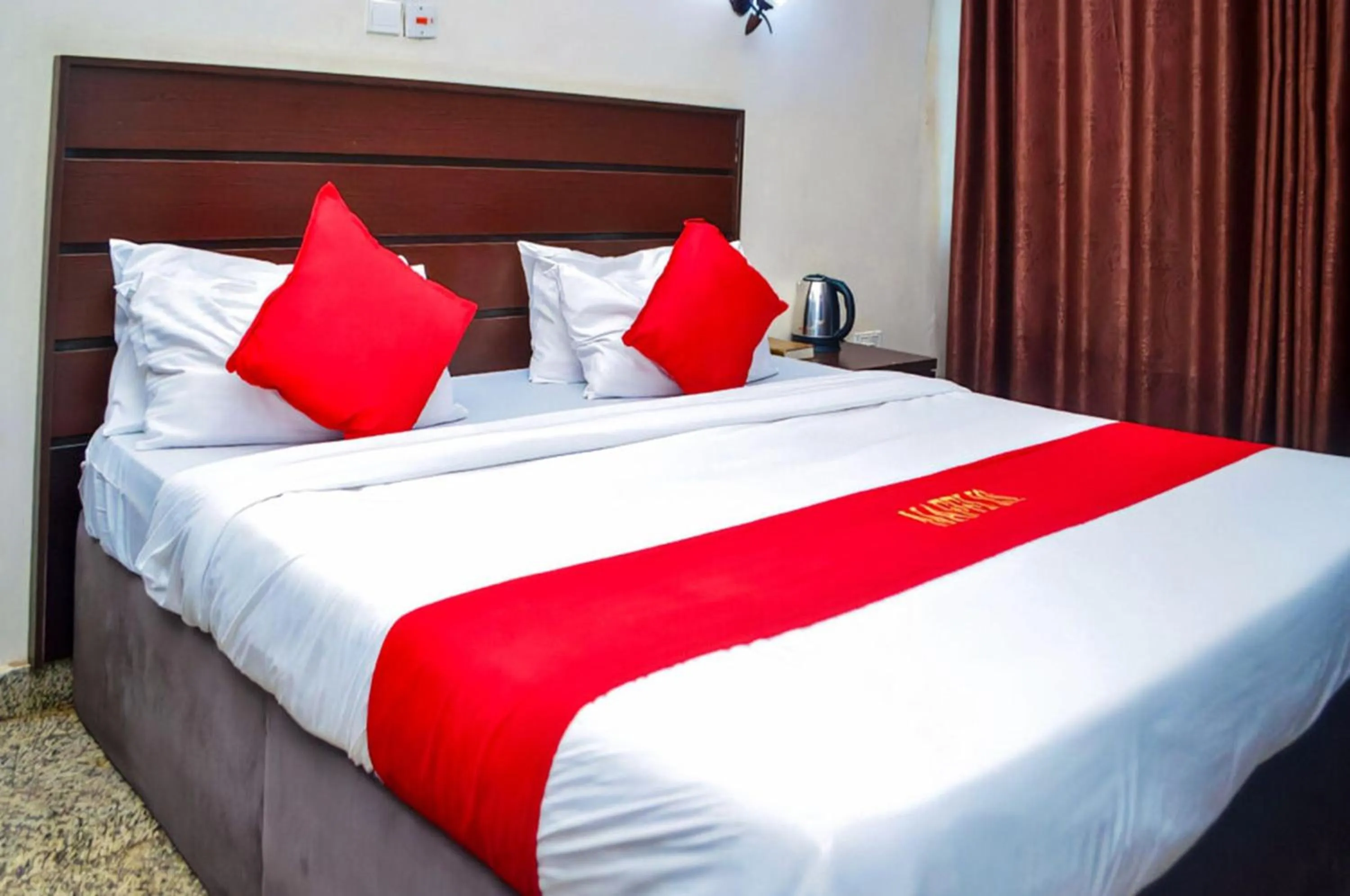 Bed in Nafelis Hotel Enugu