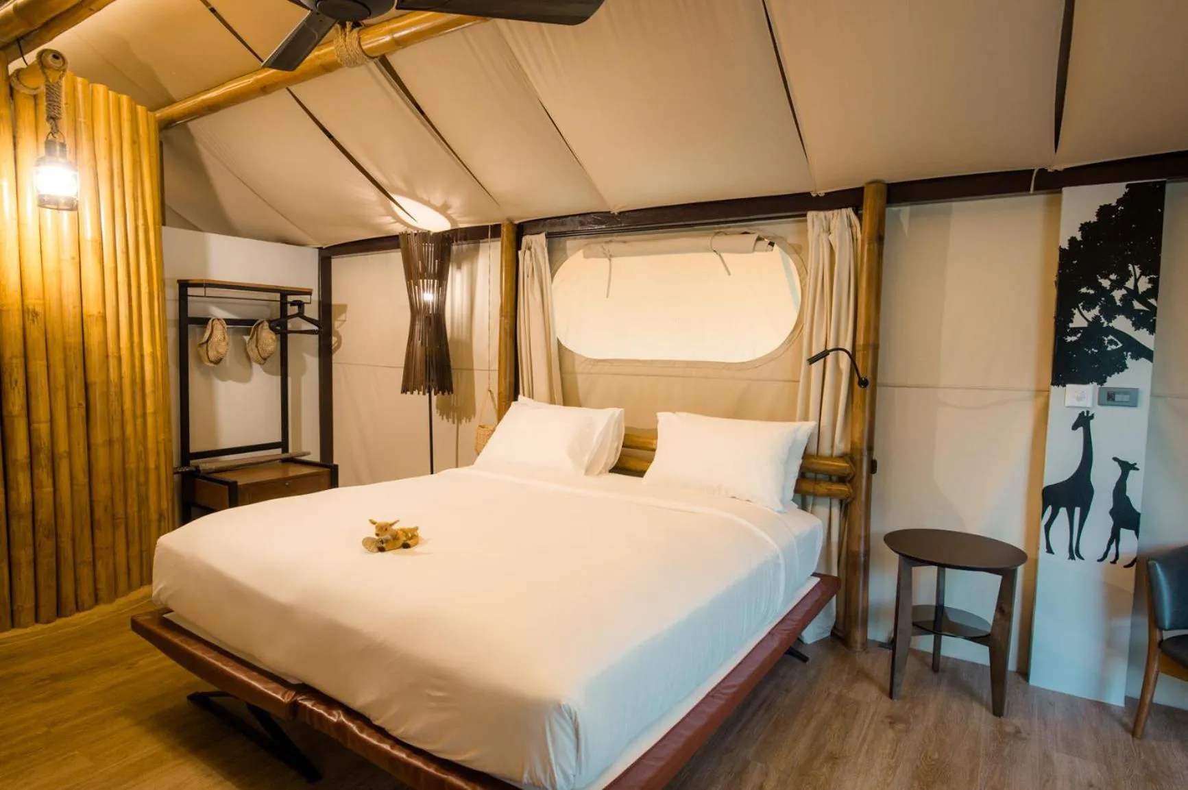 Bedroom, Bed in Lala Mukha Tented Resort Khao Yai