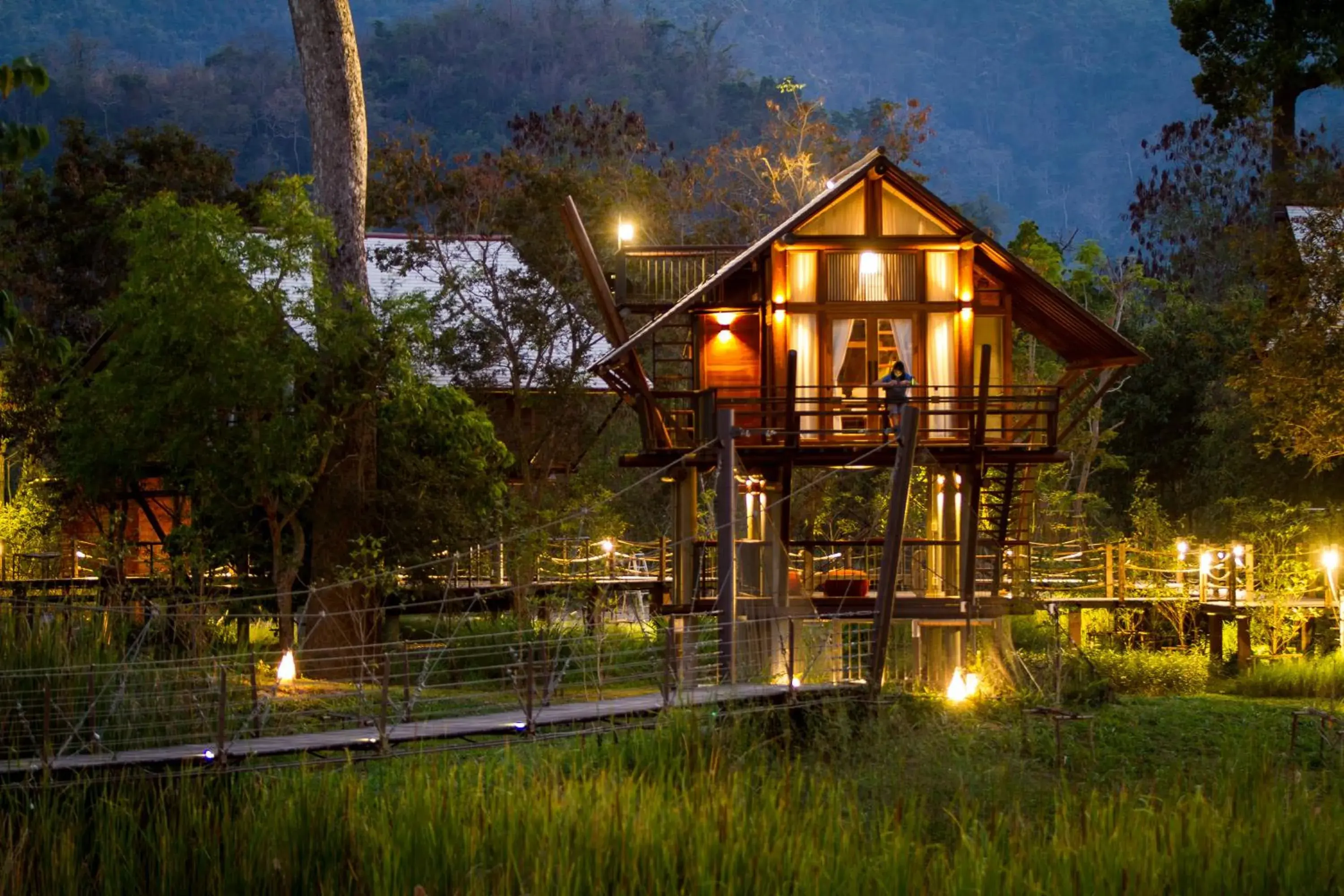 Loft Tree House in Lala Mukha Tented Resort Khao Yai Loft Tree House in Lala Mukha Tented Resort Khao Yai