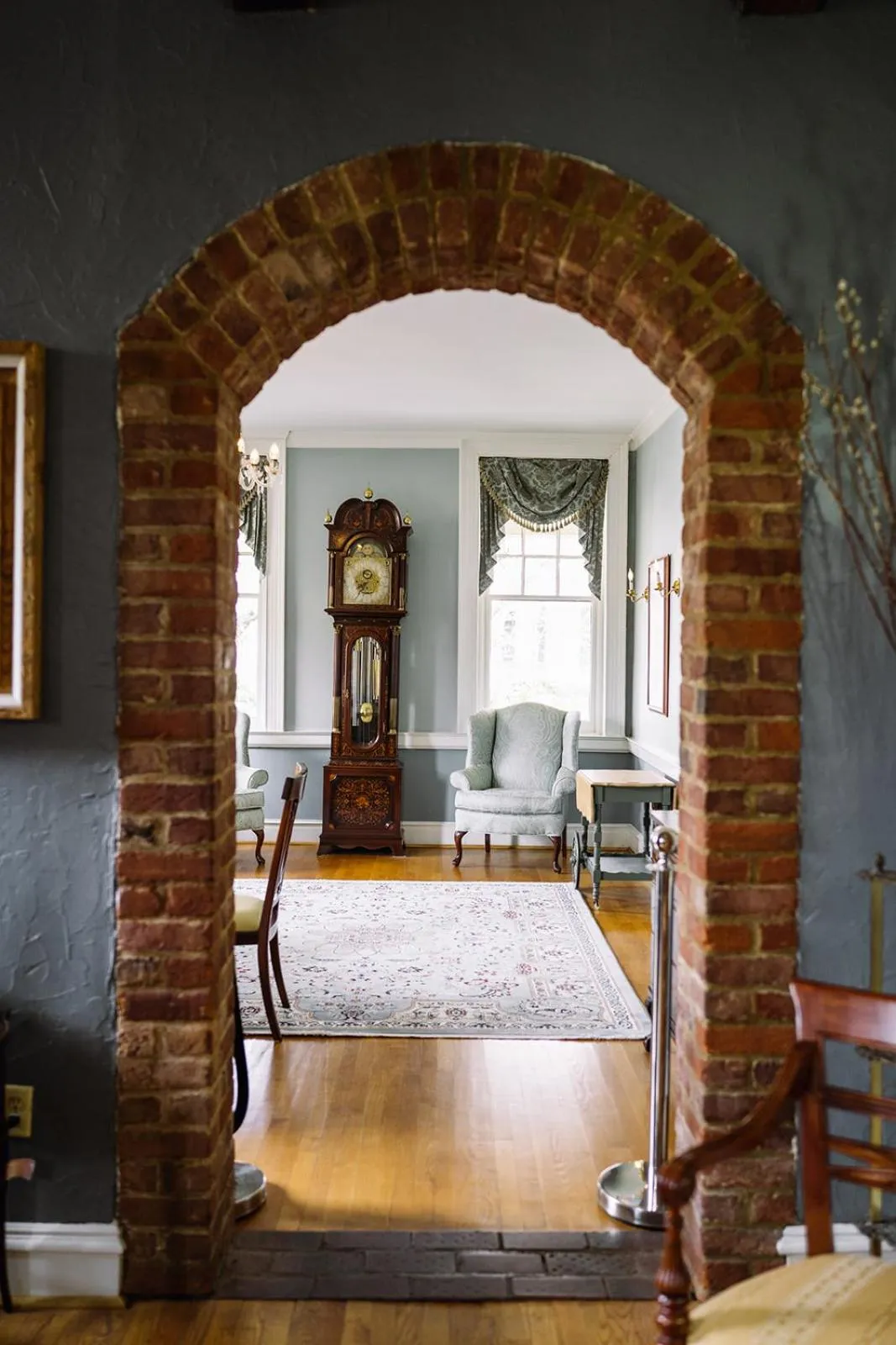 Seating area in Ironclad Inn and Bourbon Room
