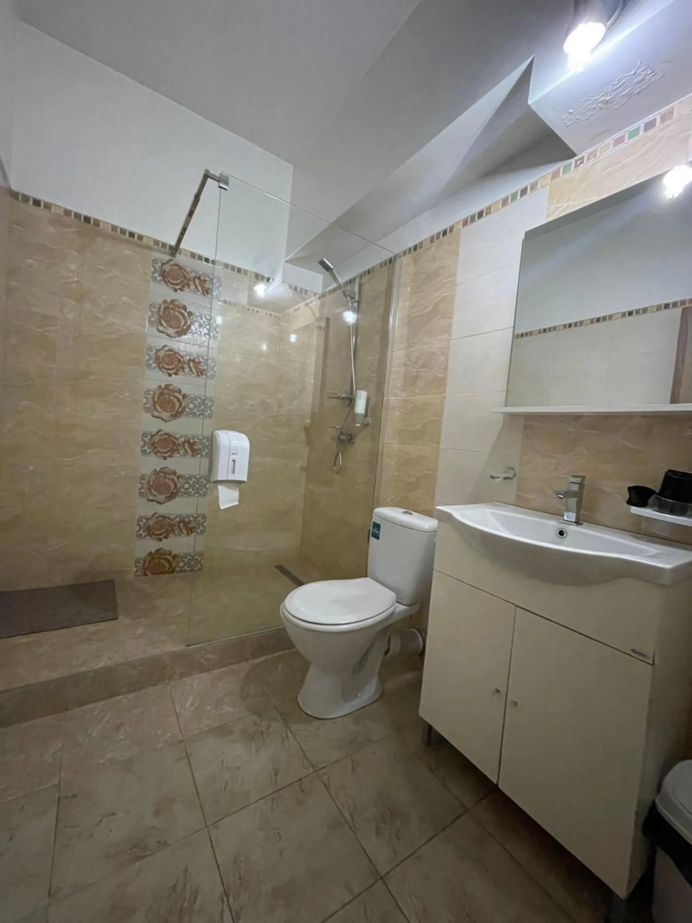 Shower in Hotel Prestige