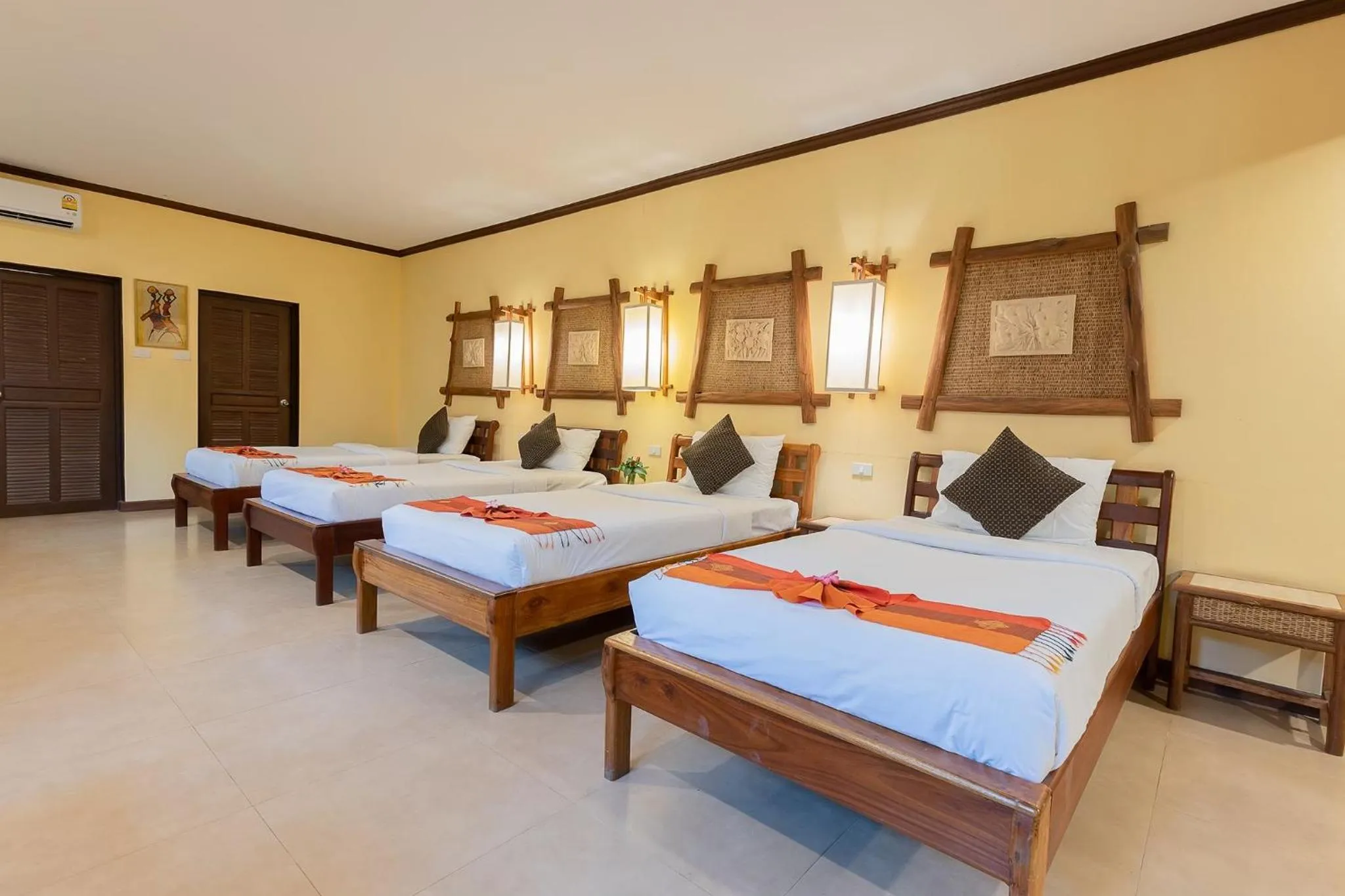 Bed in Banpu Resort Trat