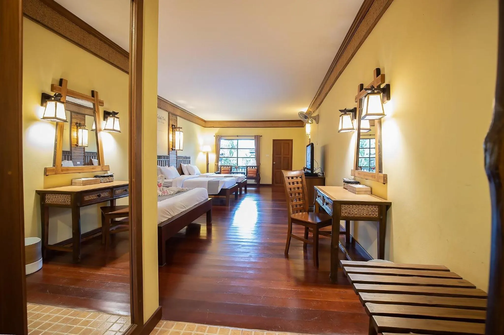 Bed in Banpu Resort Trat