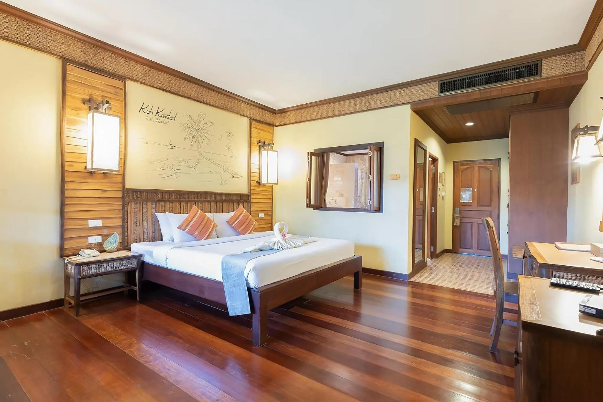 Bed in Banpu Resort Trat