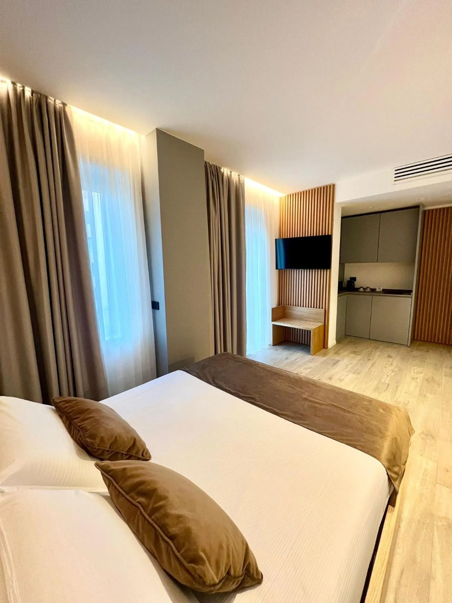 Bed in La Chambre Milano Guest House