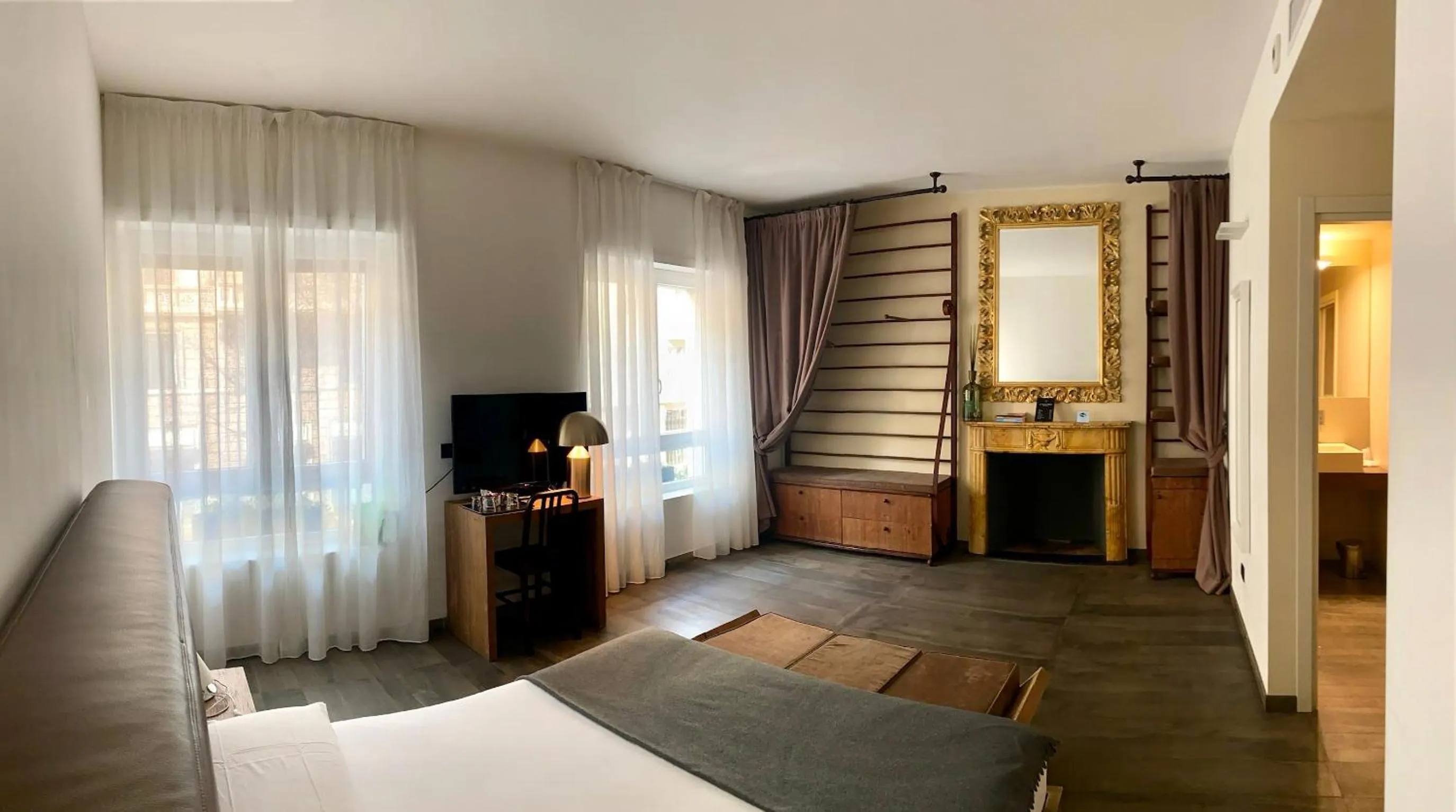 Bed in La Chambre Milano Guest House