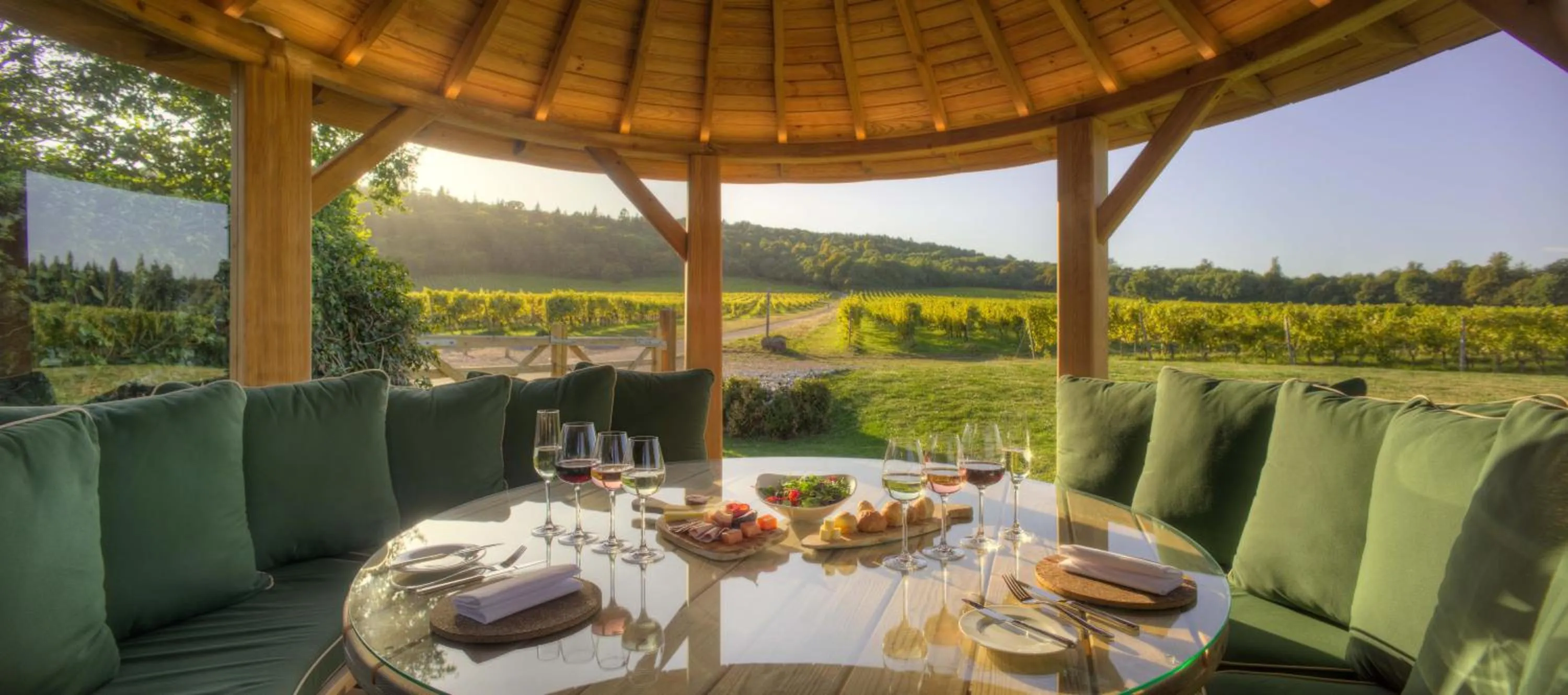 Dining area in Denbies Vineyard Hotel